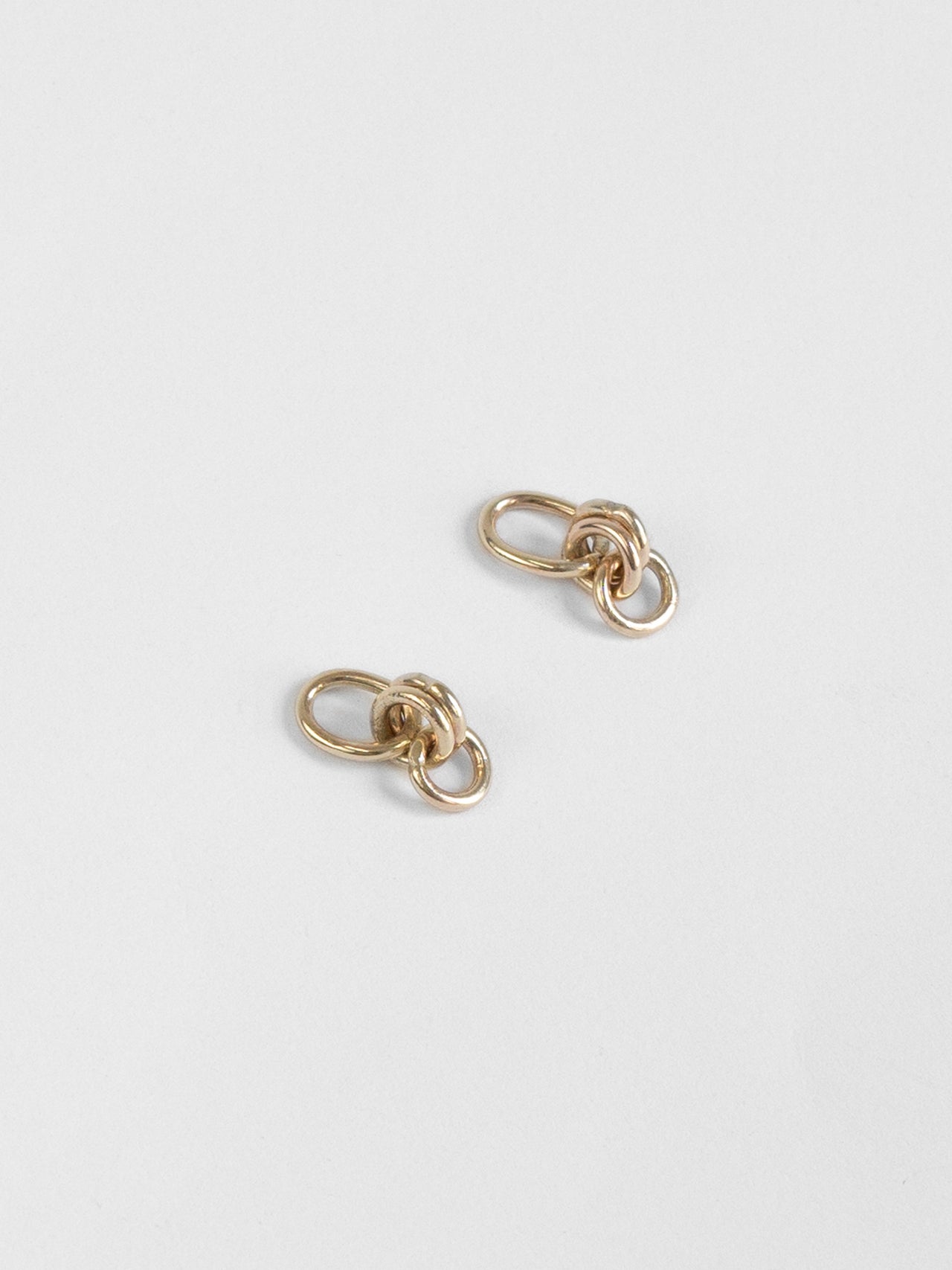 The Lair Jewellery Tansui Earrings Small 9ct Yellow Gold