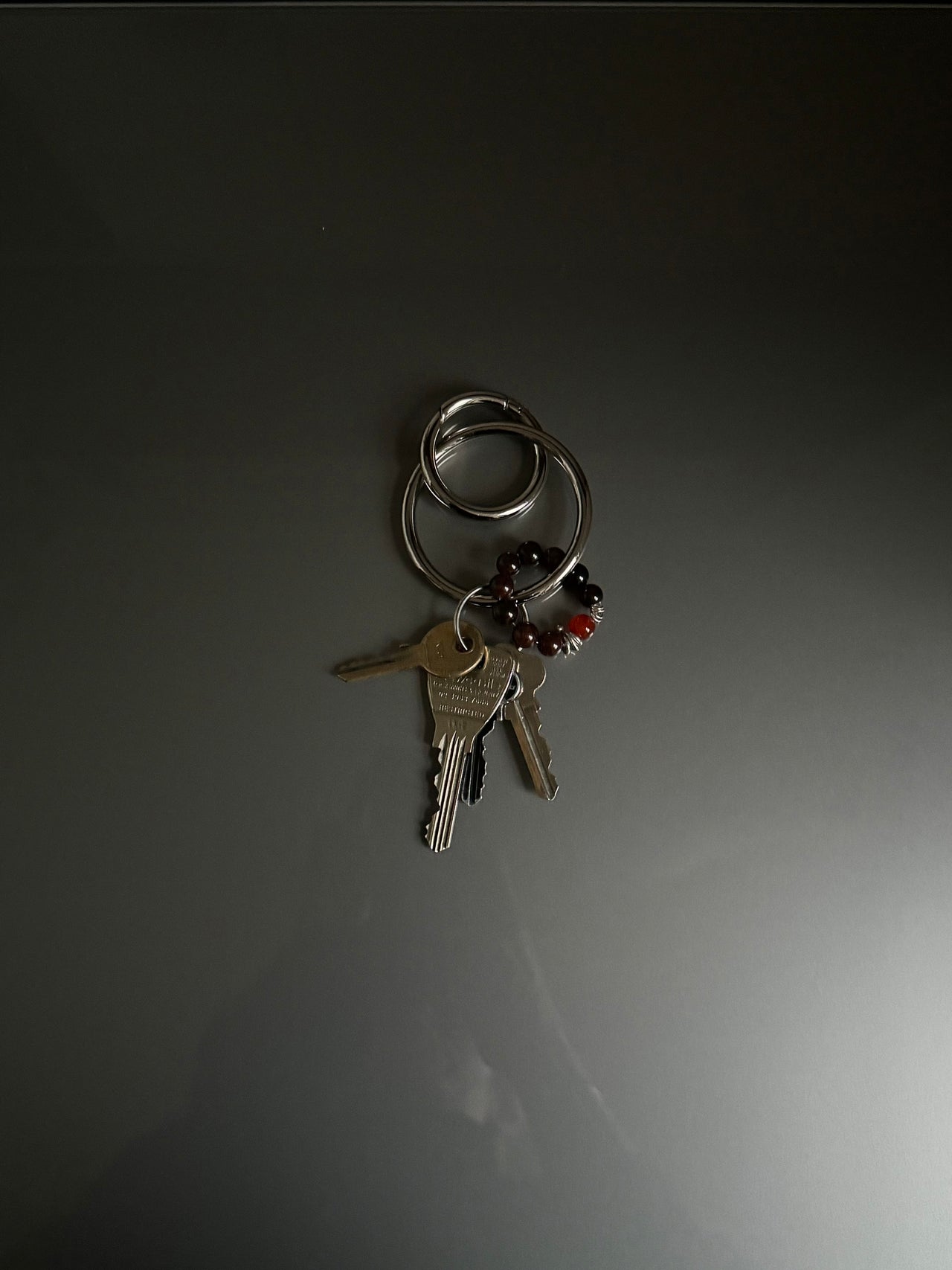 The Lair Freja Beaded Key Loop Silver