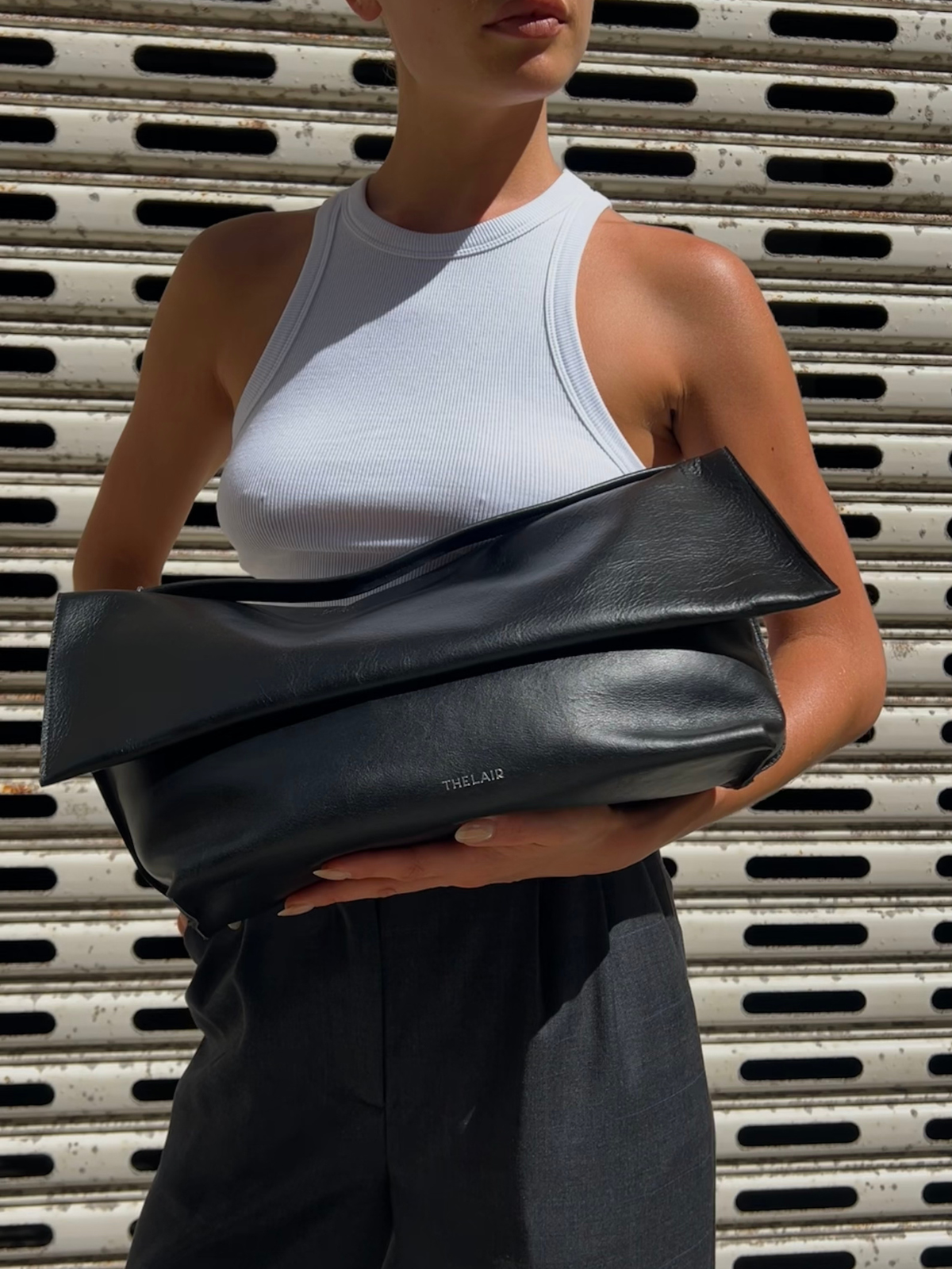 The Lair Camille Pouch Large Black