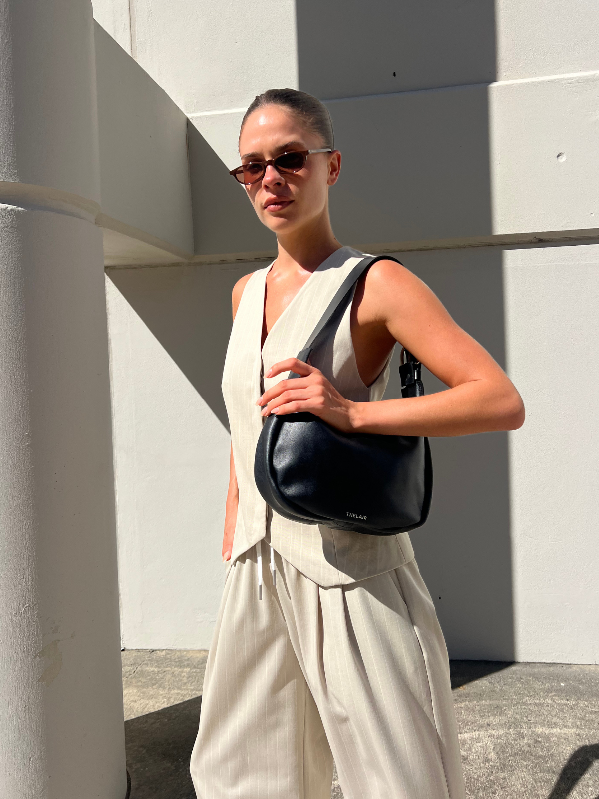 The Lair Uma Bag Small Black Gold