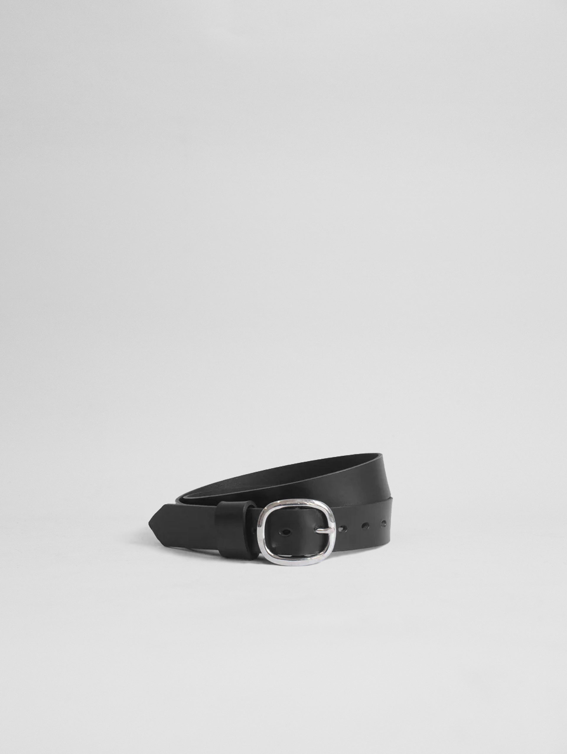 The Lair Oval Buckle Belt Silver - Main Image