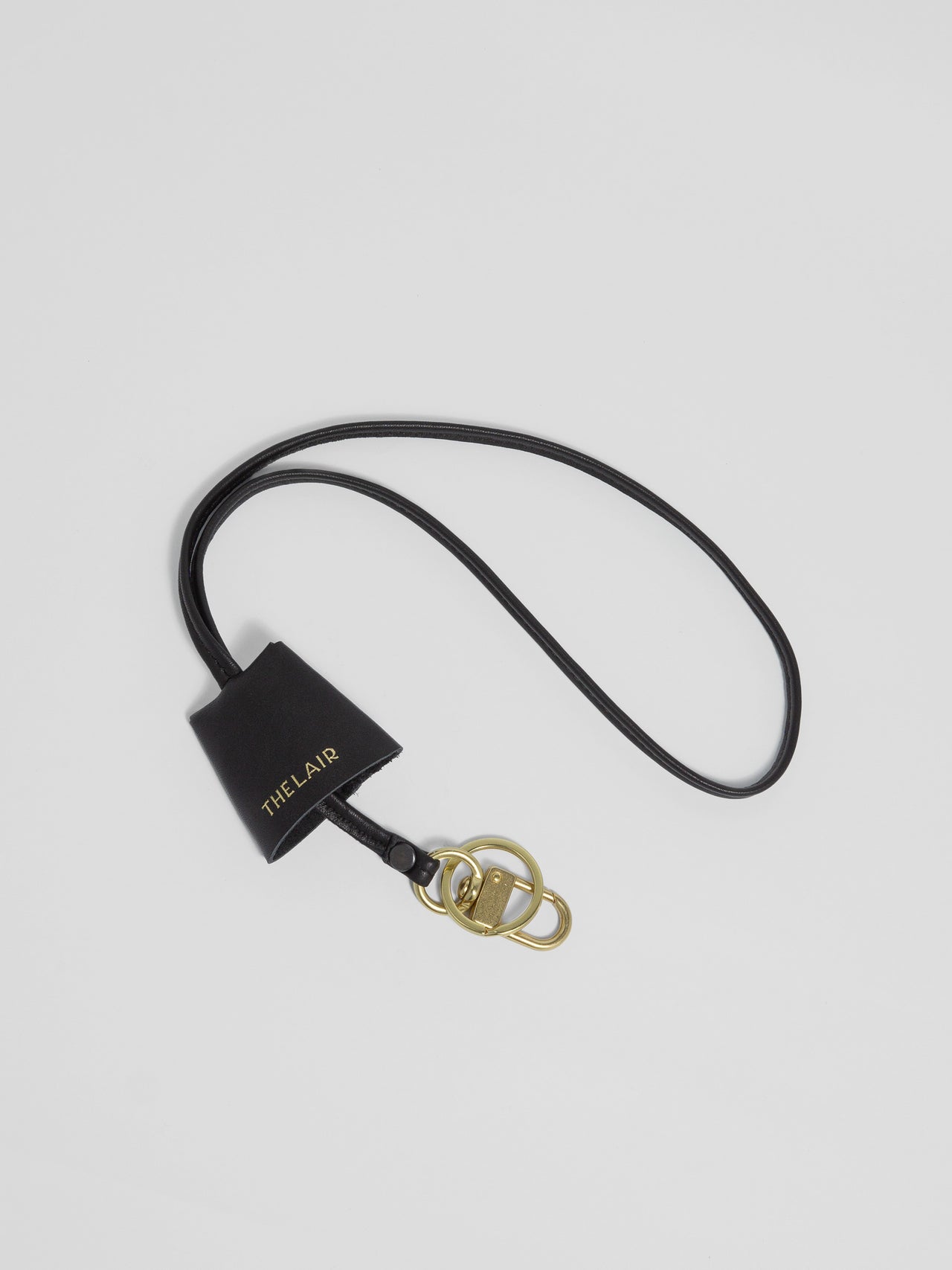 The Lair Mira Key Lanyard Brass