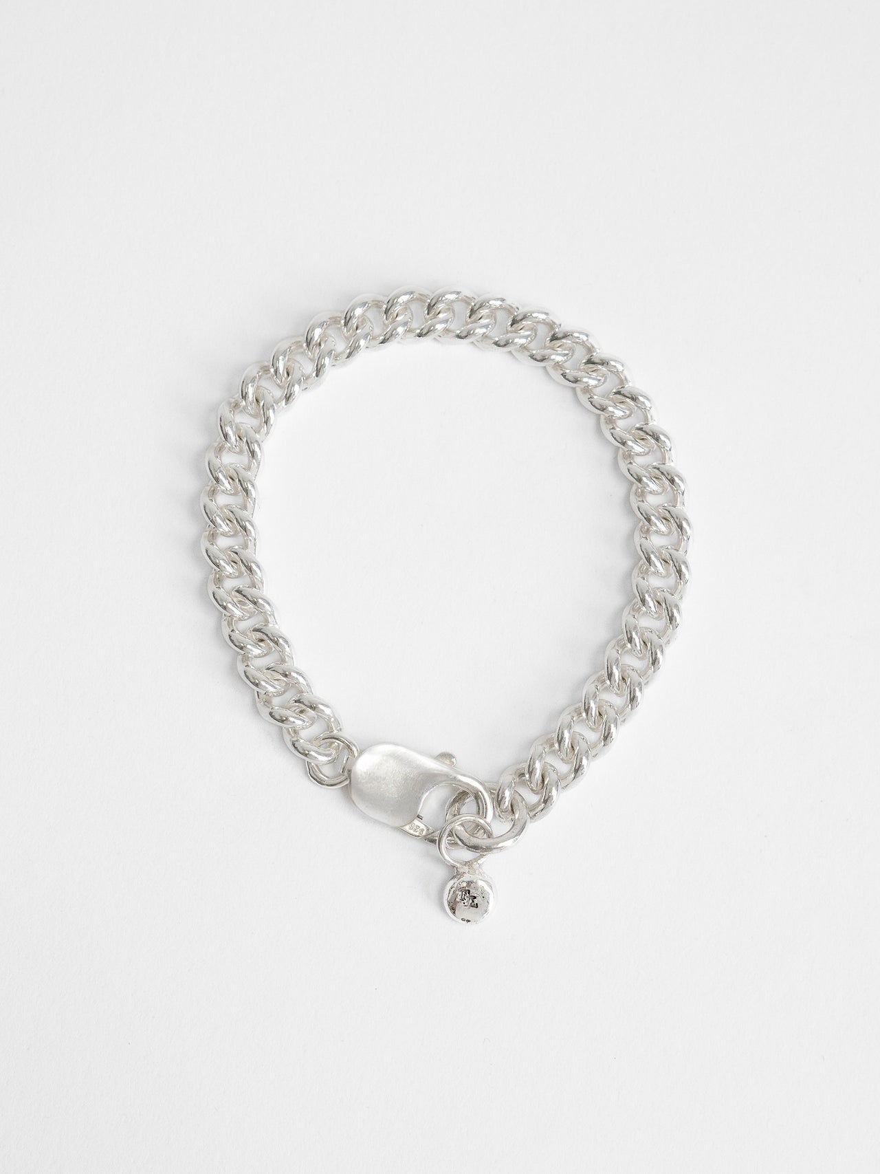 The Lair Jewellery Atsui Curb Bracelet Silver