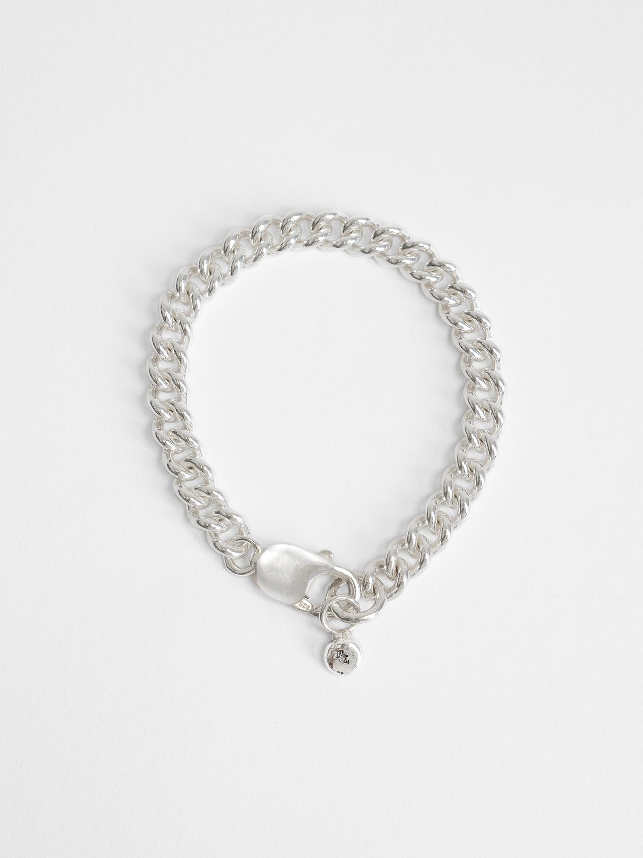 The Lair Jewellery Atsui Curb Bracelet Silver