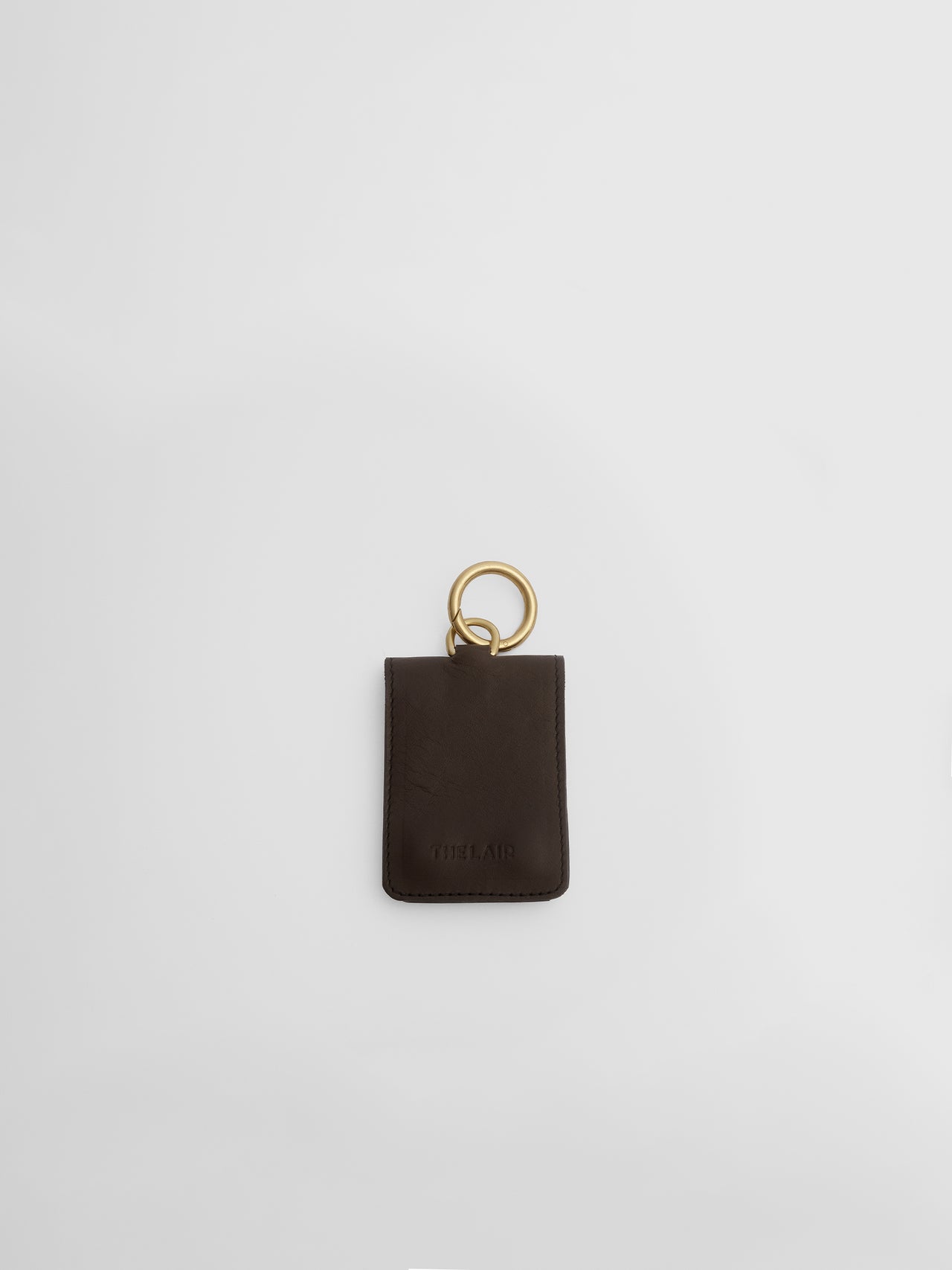 The Lair Sylvie Card-Holder Mahogany Brass