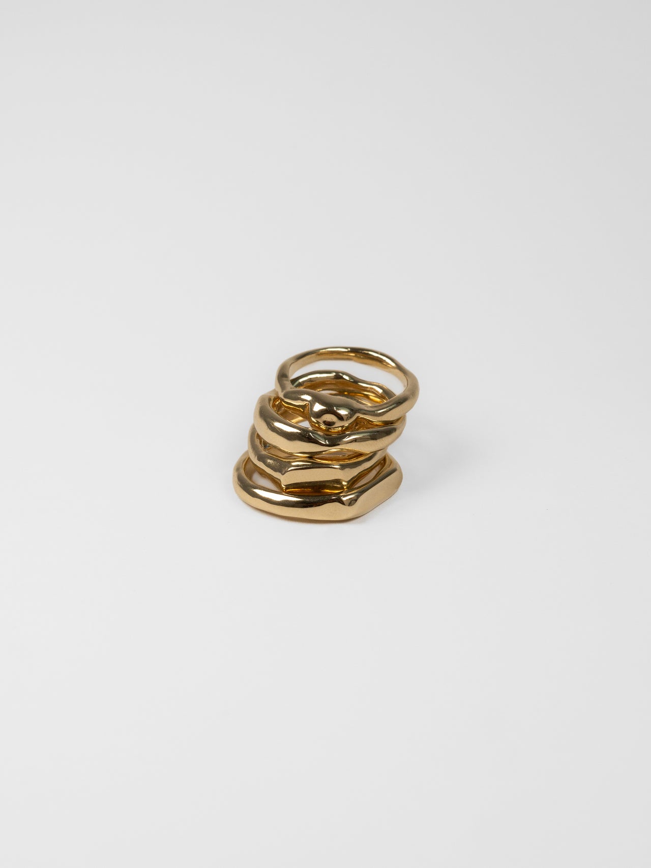 The Lair Jewellery Rippuru Ring 9ct Yellowgold