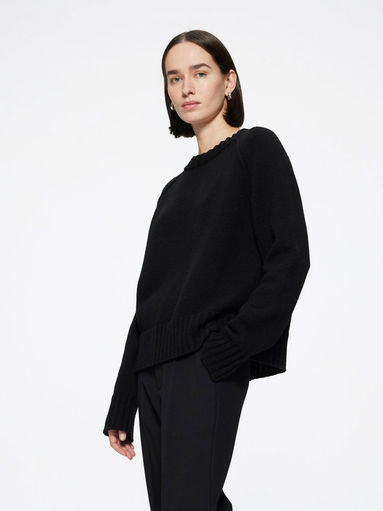 RÓHE Wool Cashmere Sweater Noir
