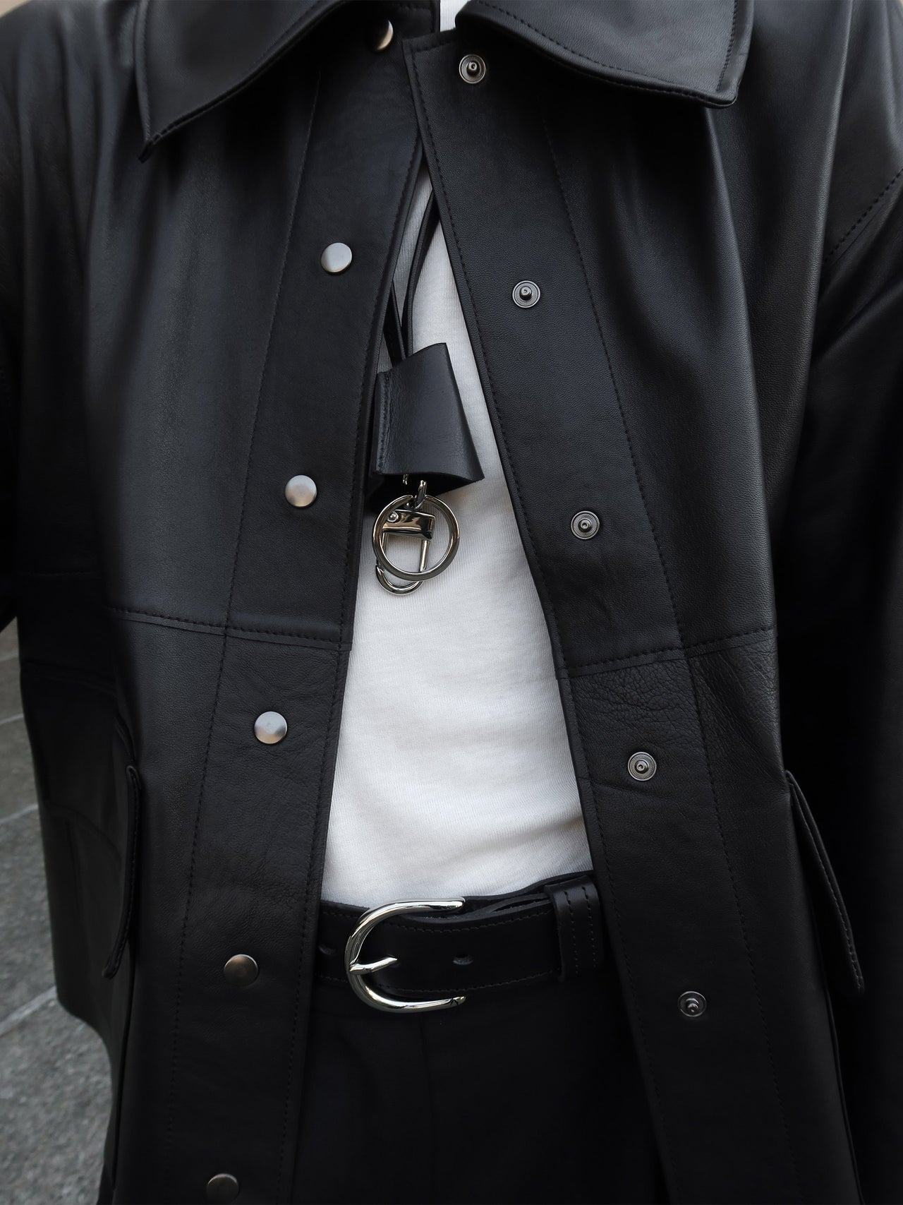 The Lair Mira Key Lanyard Silver