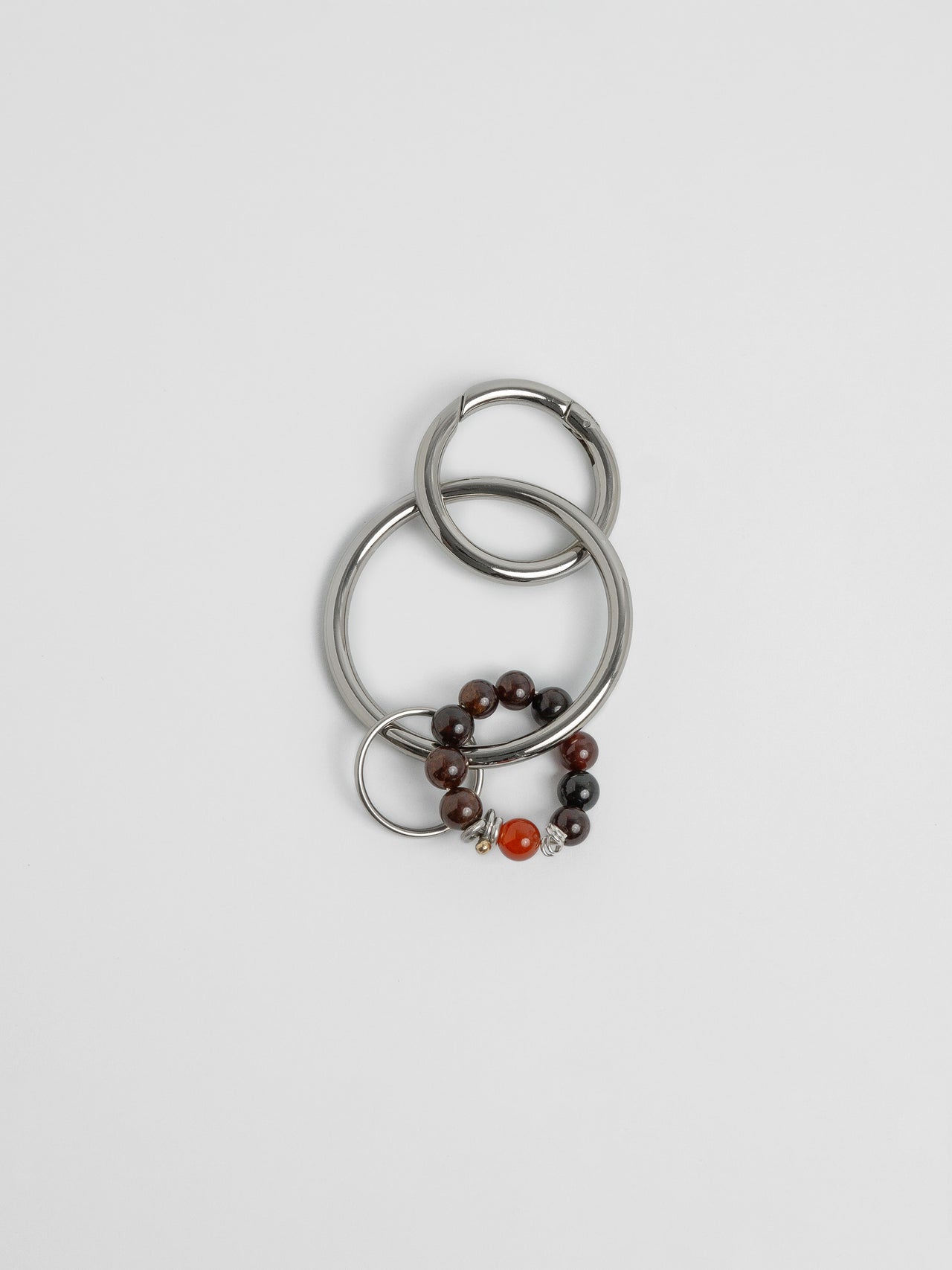 The Lair Freja Beaded Key Loop Silver