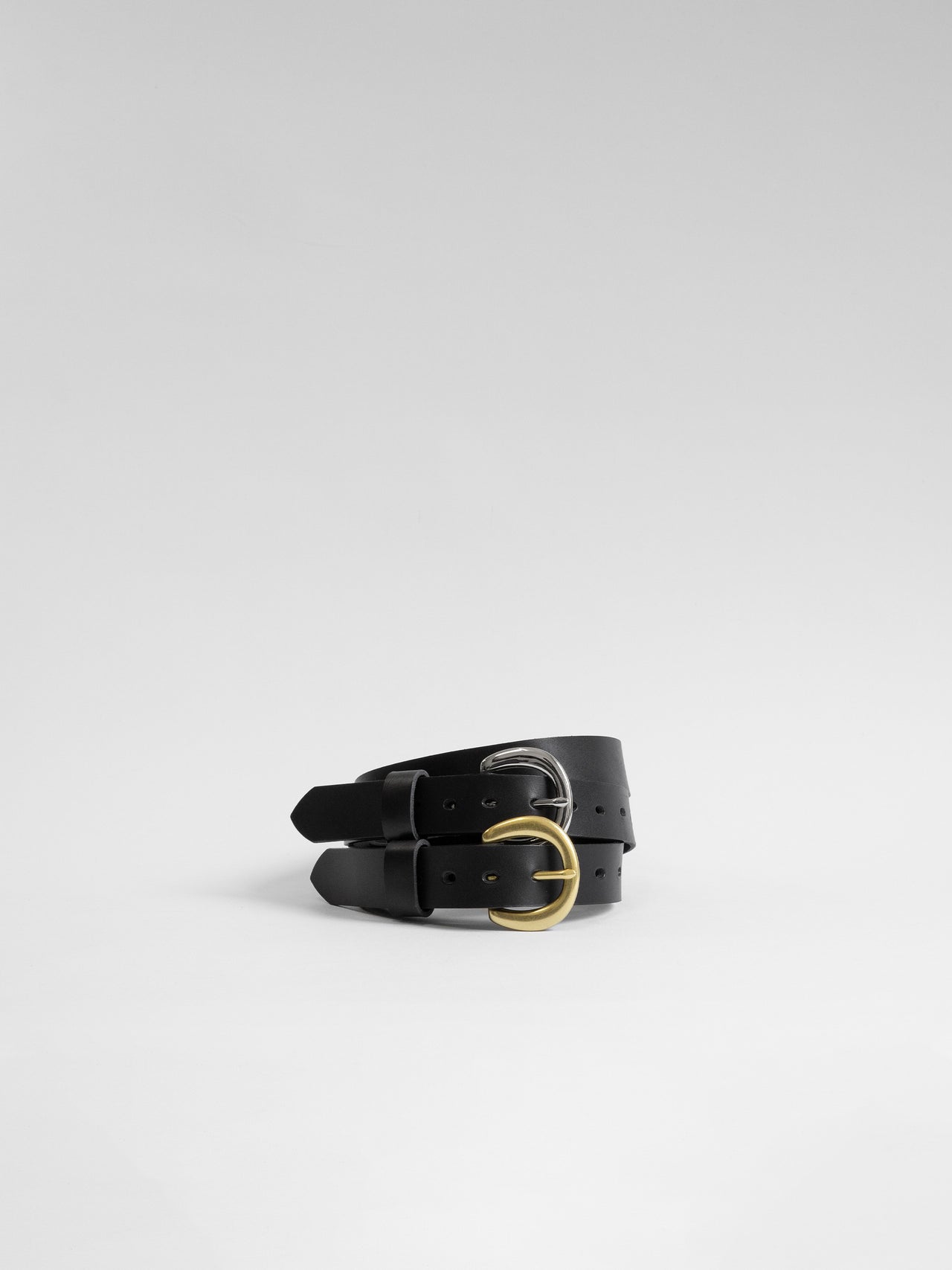 The Lair Camille Classic Belt Slim Brass
