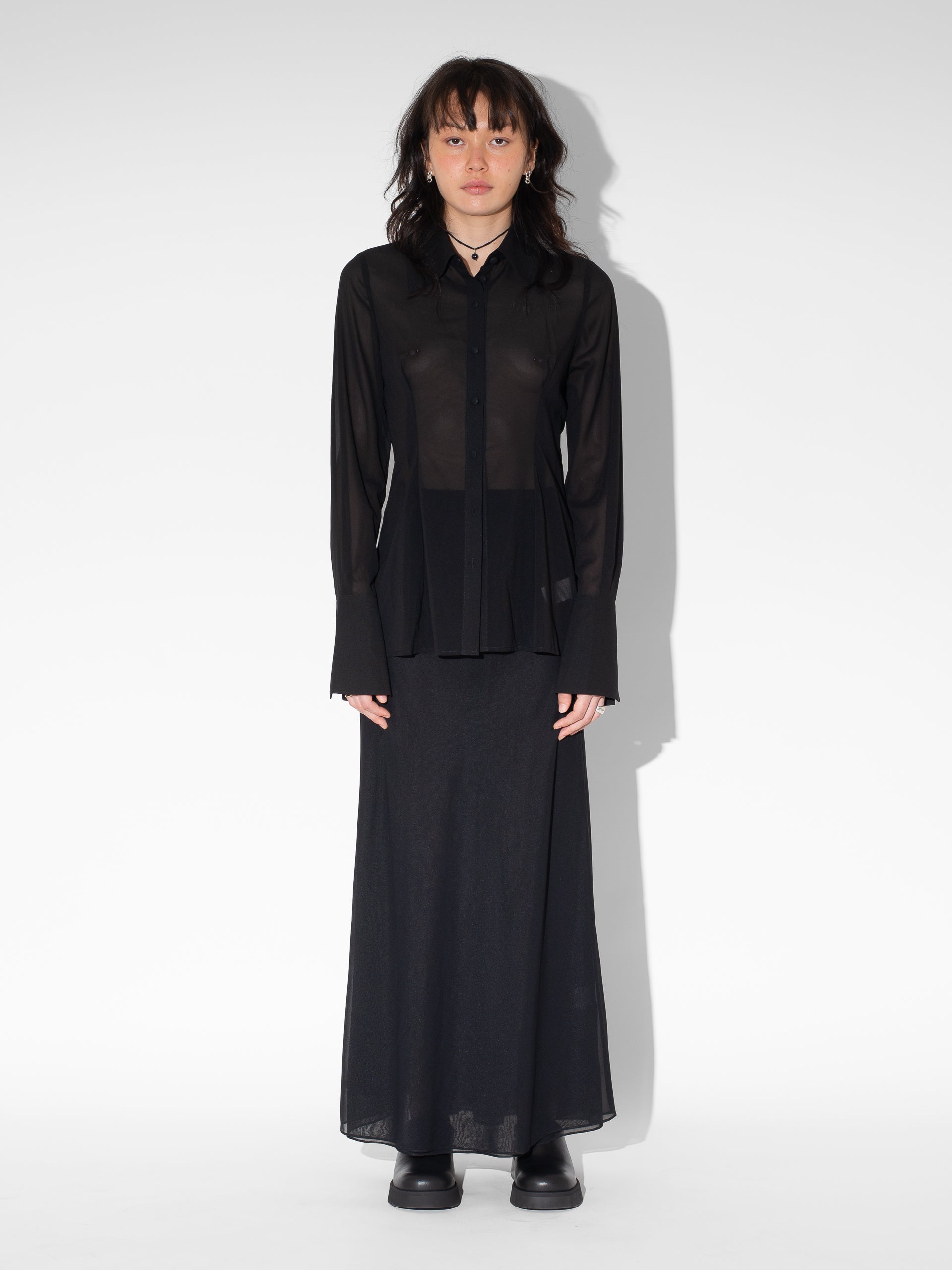 The-Lair-Apparel-Florian-Sheer-Skirt-Black