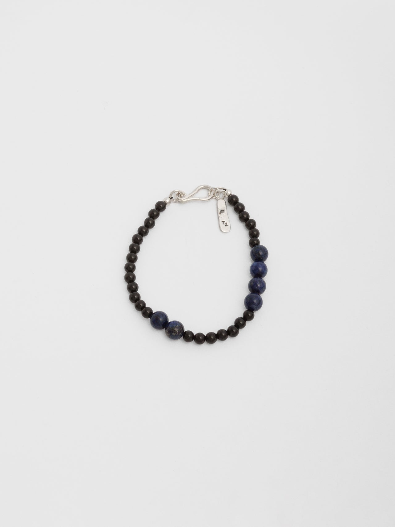 The Lair Jewellery Tsuki Bracelet Lapis Lazuli + Black Onyx