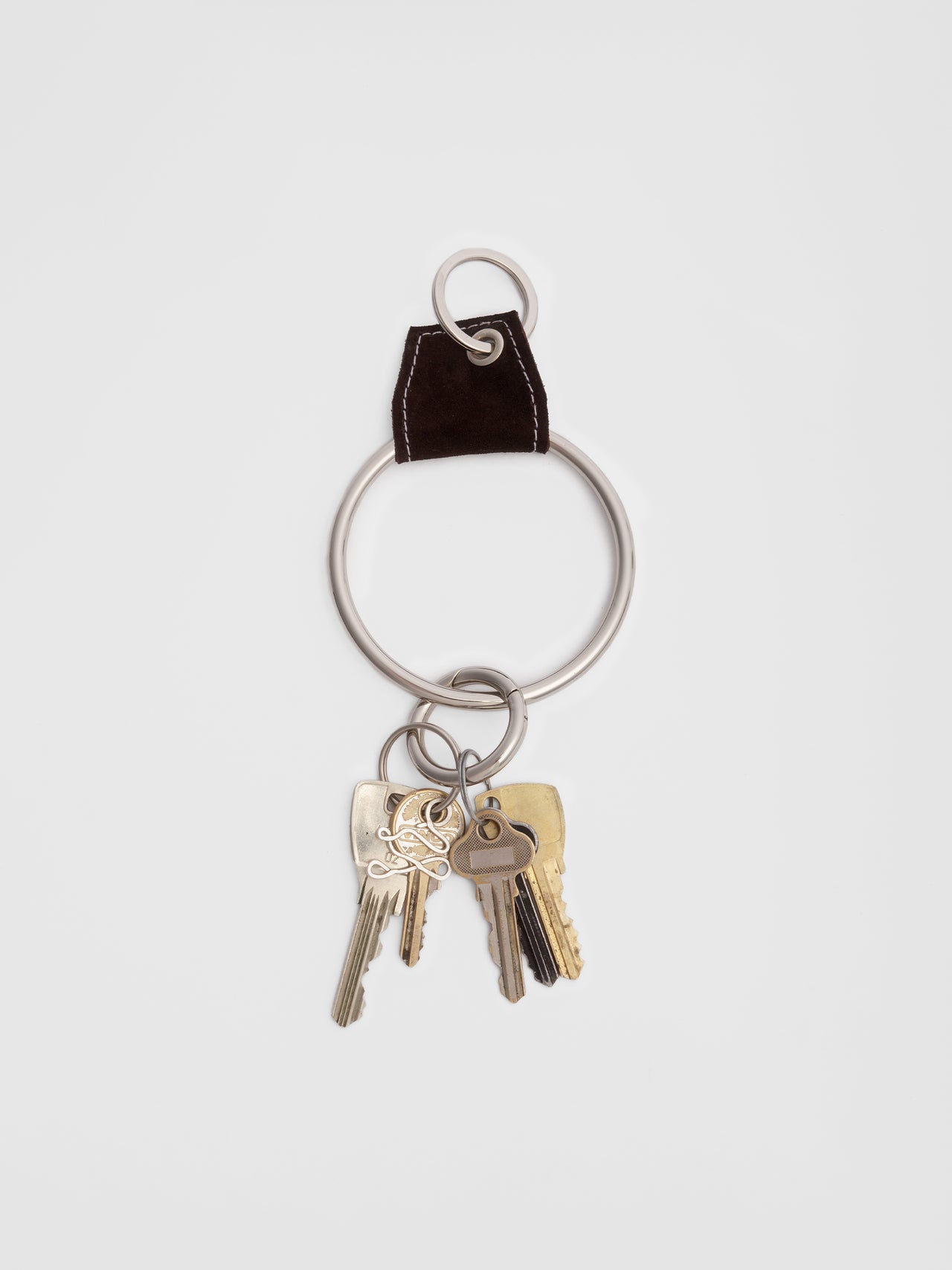 The Lair Jeet Keyring Cocoa Suede