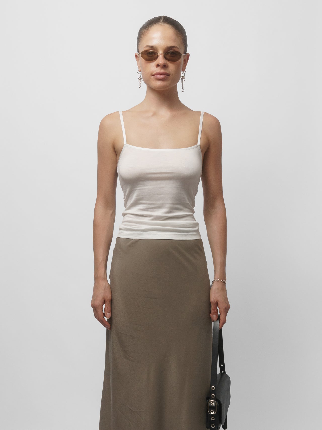 The Lair Apparel 90s Emilia Cami White