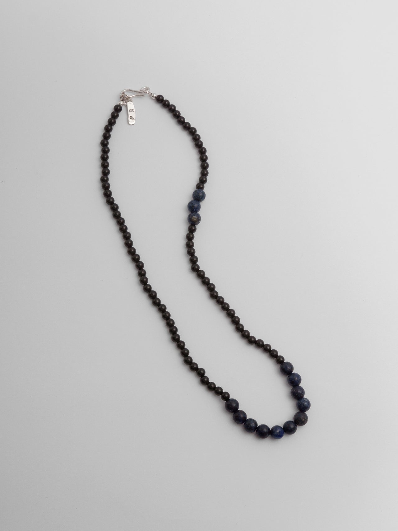 The Lair Jewellery Tsuki Necklace Lapis Lazulis + Black Onyx