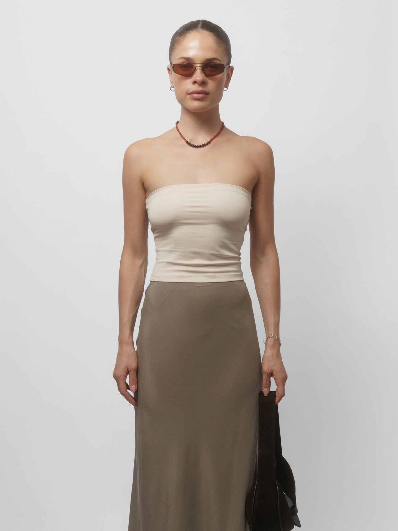 The Lair Apparel Romy Bandeau Oat
