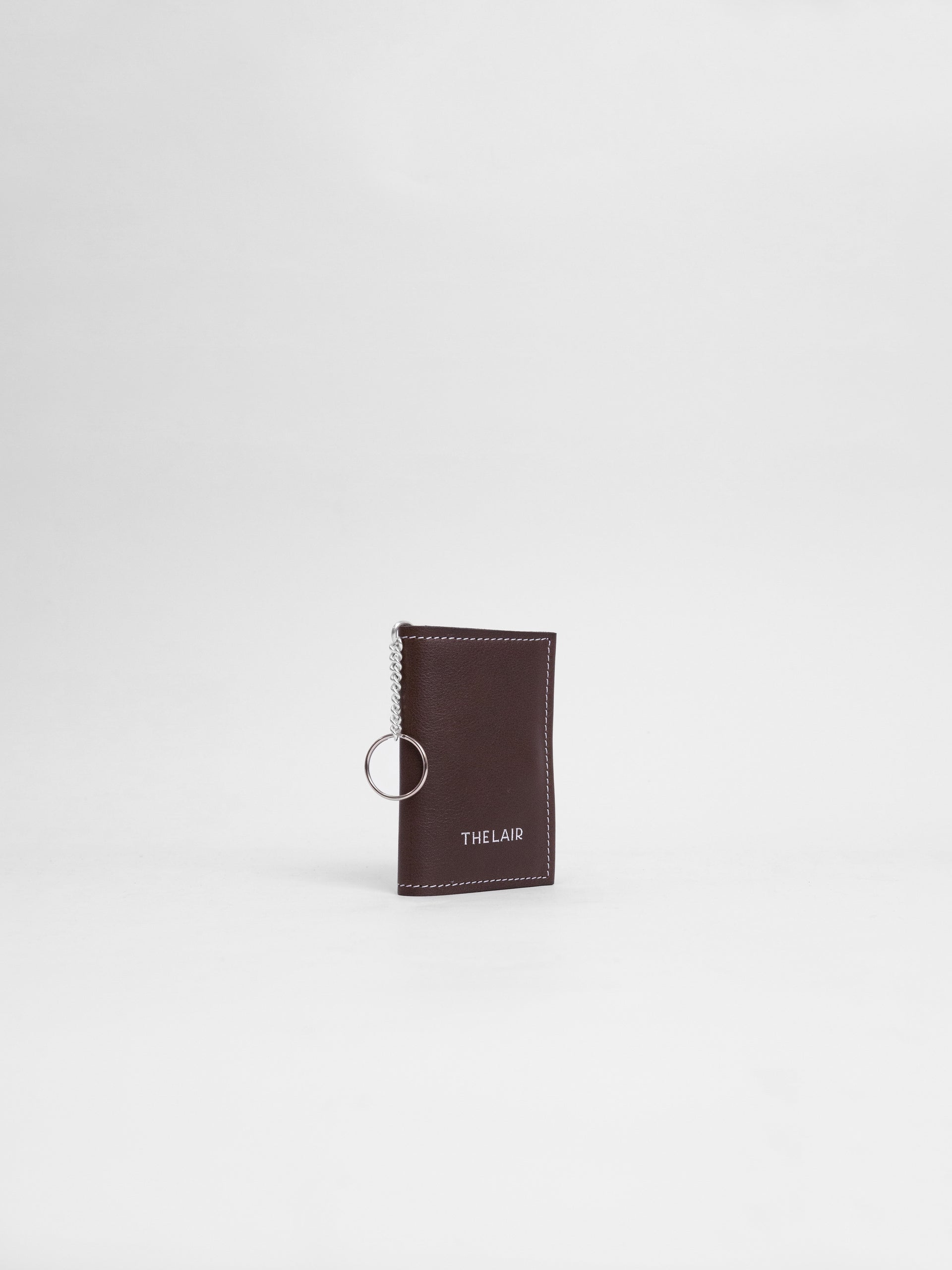 the-lair-claude-chain-wallet-mahogany