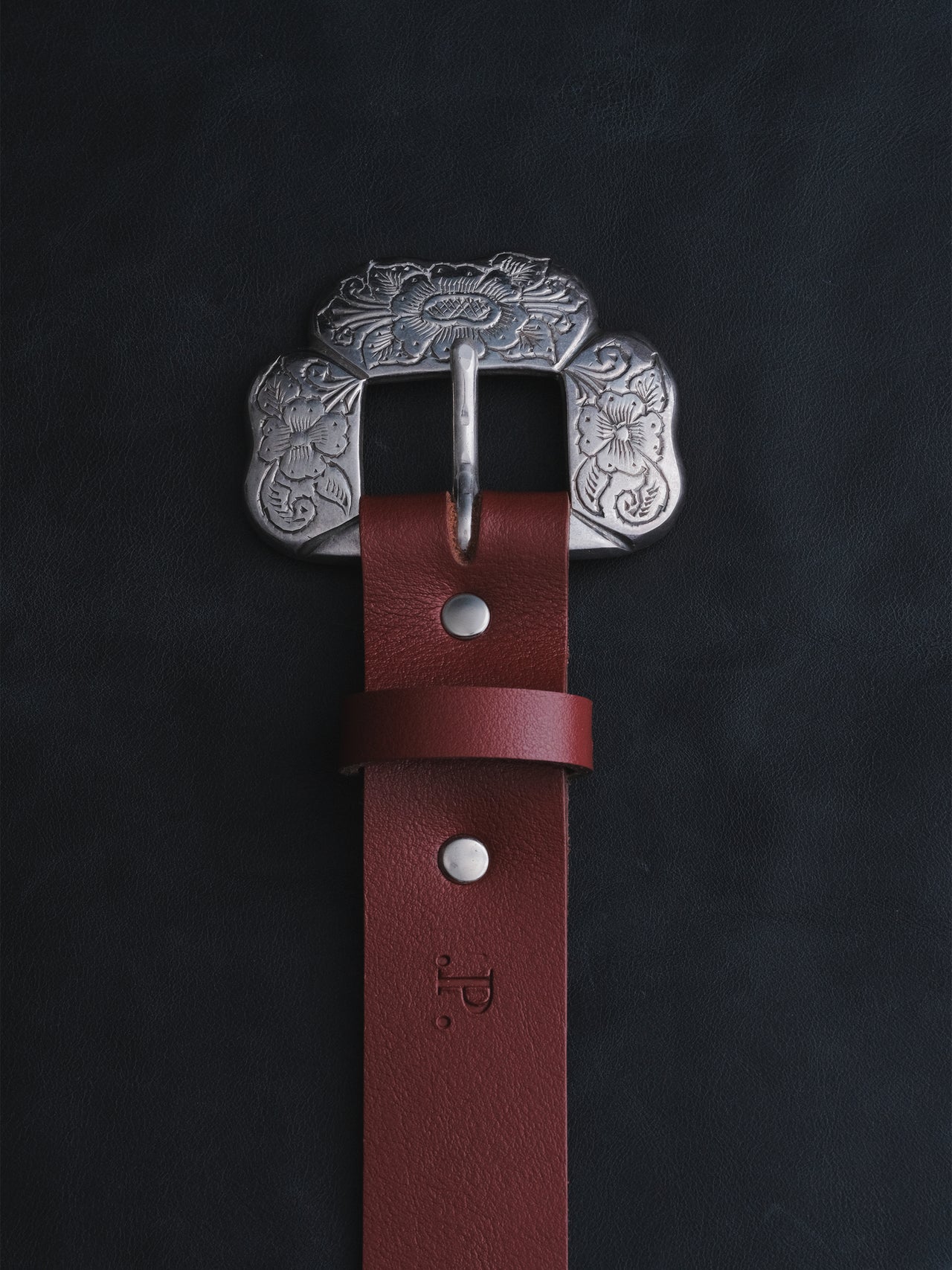 PIECES by The Lair Vintage Italian Buckle Belt 03 Mahogany 1/1