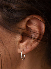 The-Lair-Jewellery-Noguchi-Earring-Medium-Silver