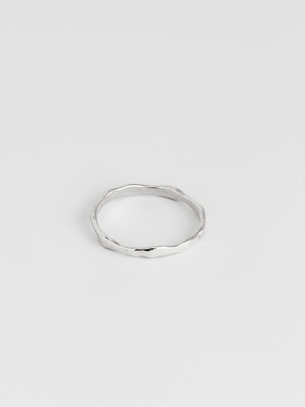 The Lair Jewellery Bamboo Band Silver