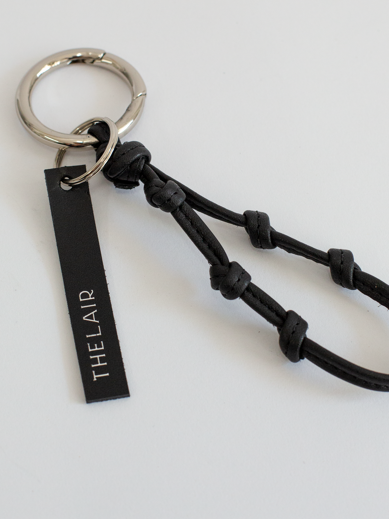 The Lair Knotted Keyring Silver
