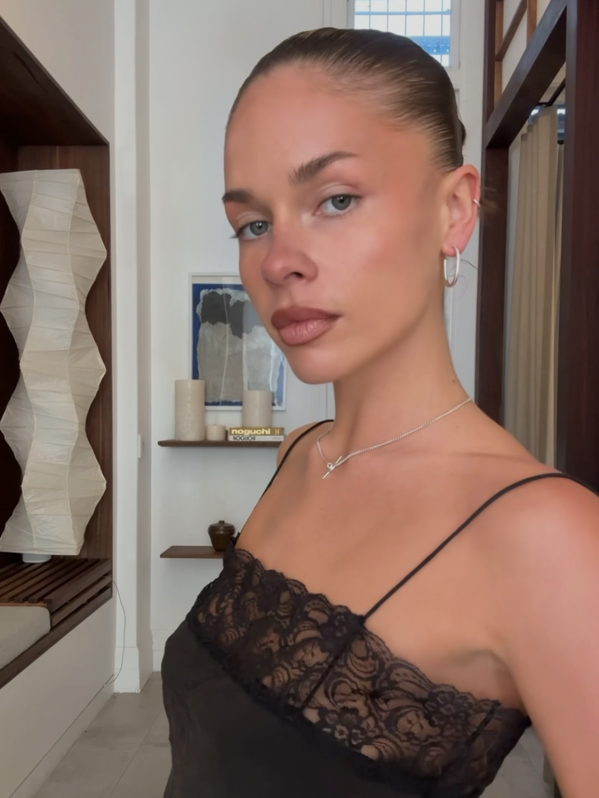 The Lair Jewellery Freja Fine Fob Necklace Silver