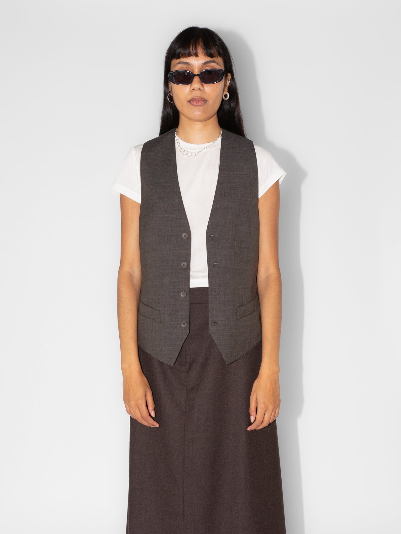 The Lair Apparel Otis Waistcoat Dark Brindle