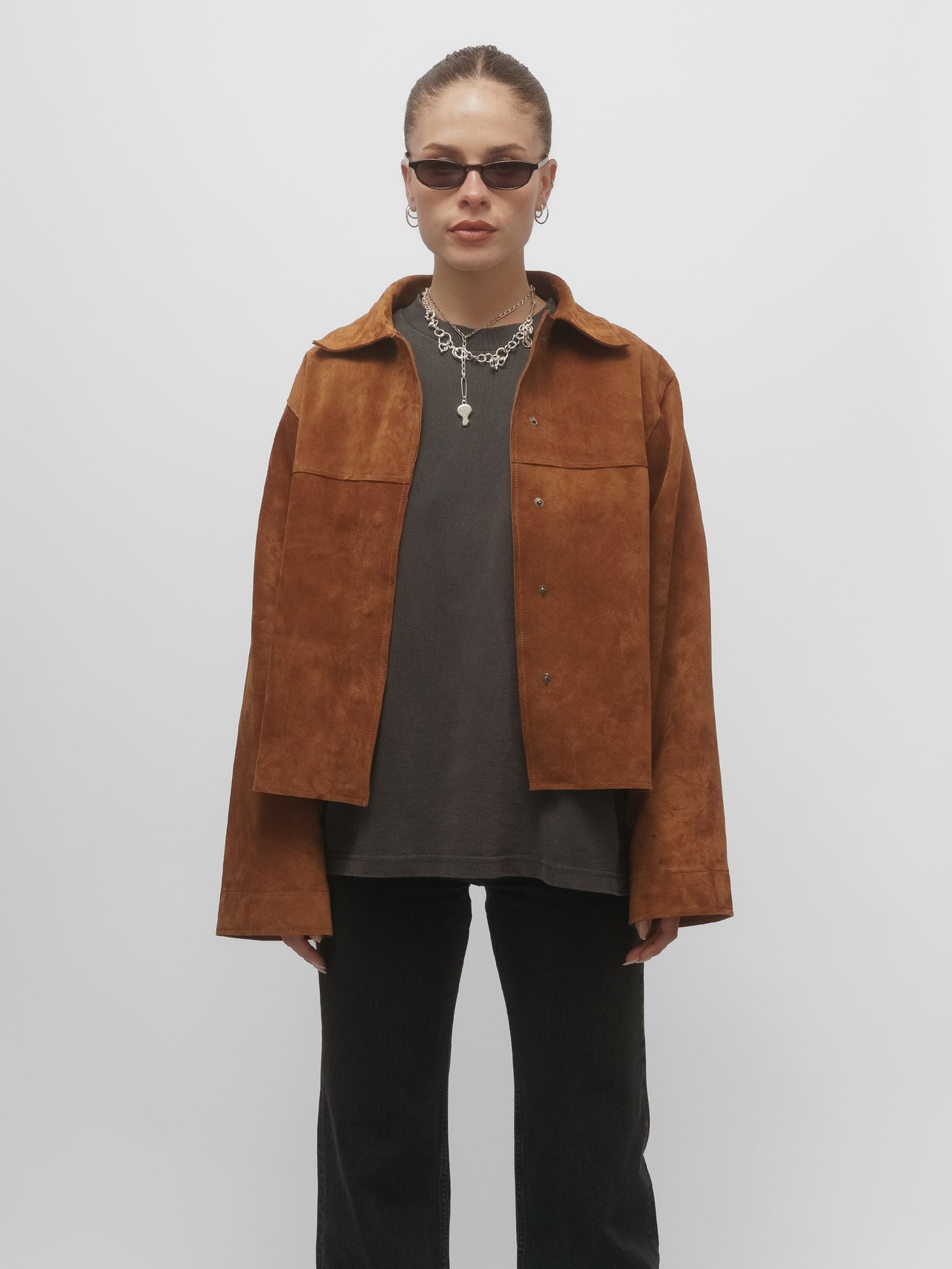 PIECES by The Lair Anja Jacket Tobacco 1/2
