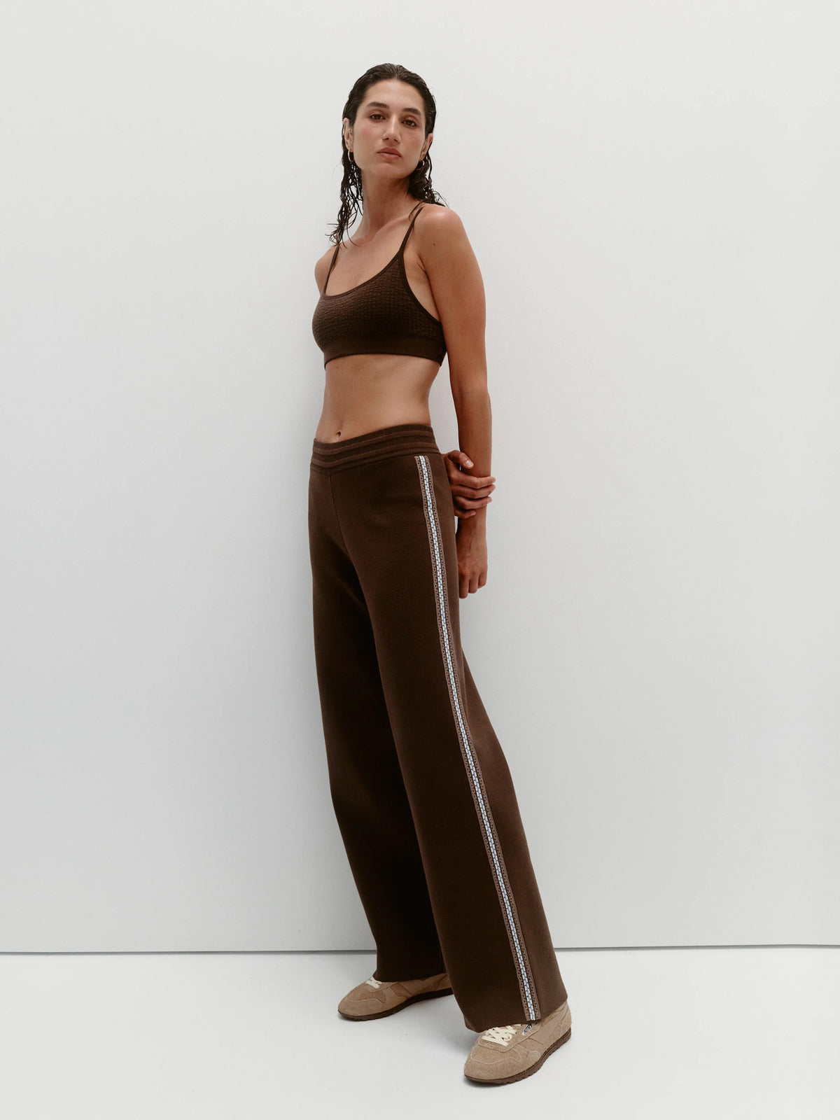 NAGNATA Soma Rainbow Stripe Pant Bark