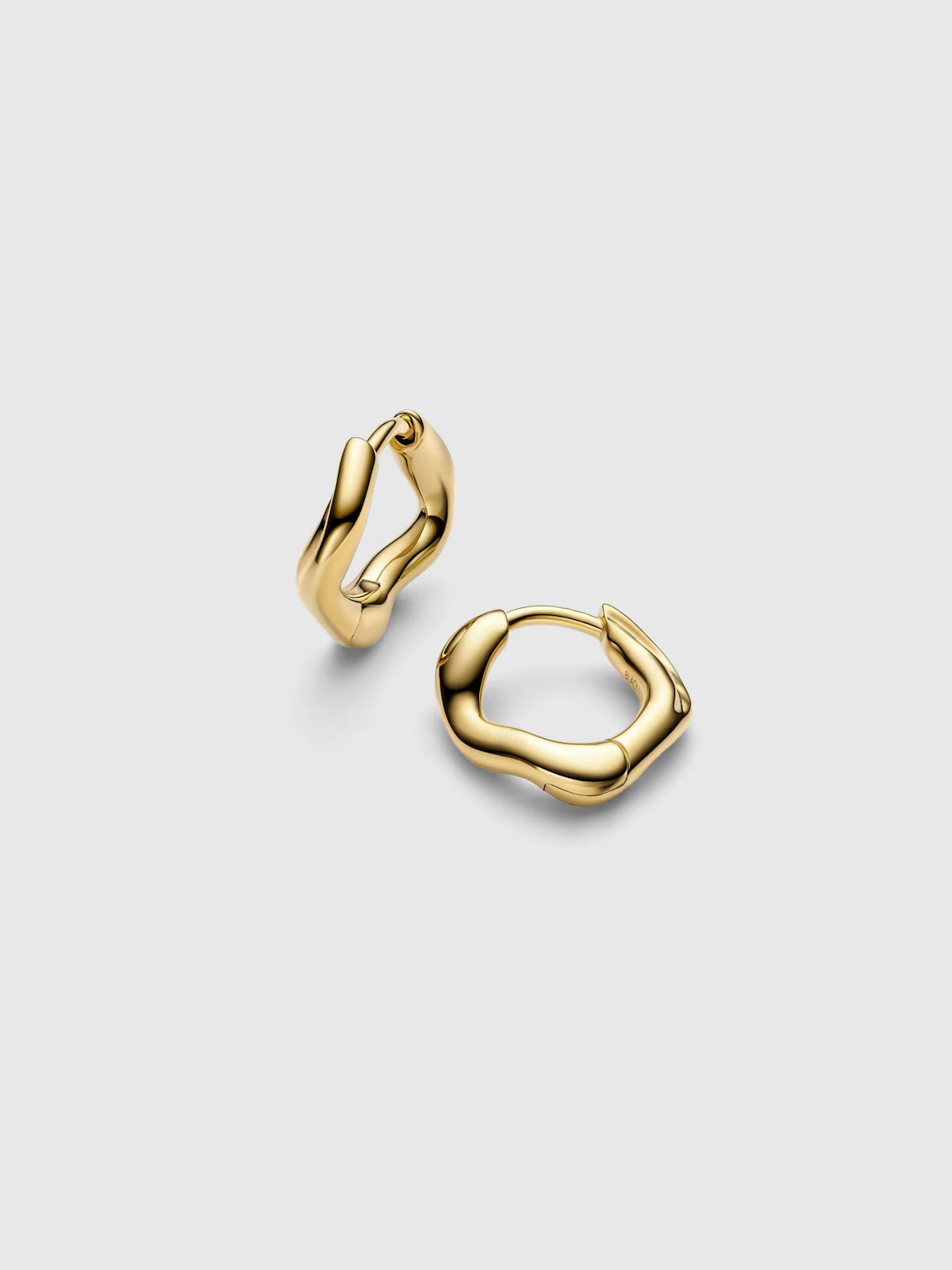 Maria Black Anil 6 18K Gold Plated Huggies Set