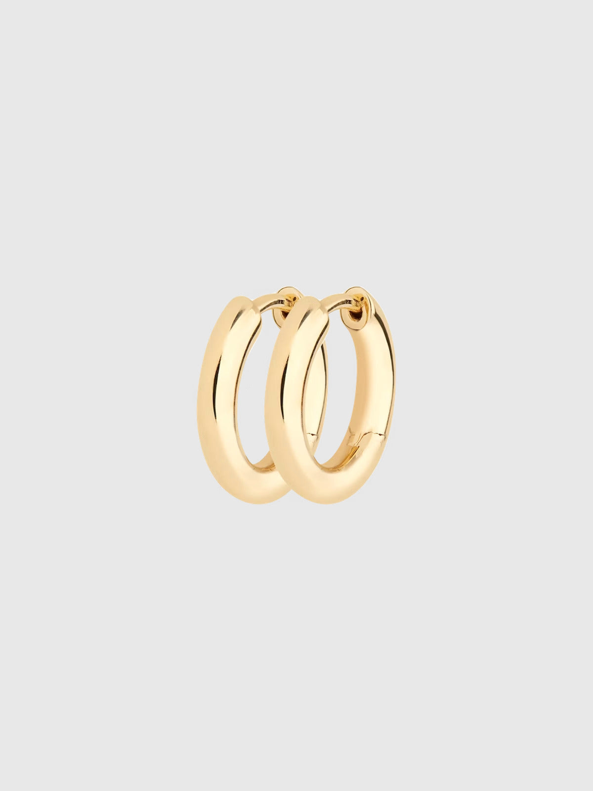 Maria Black Slate 8 Huggies Gold Set