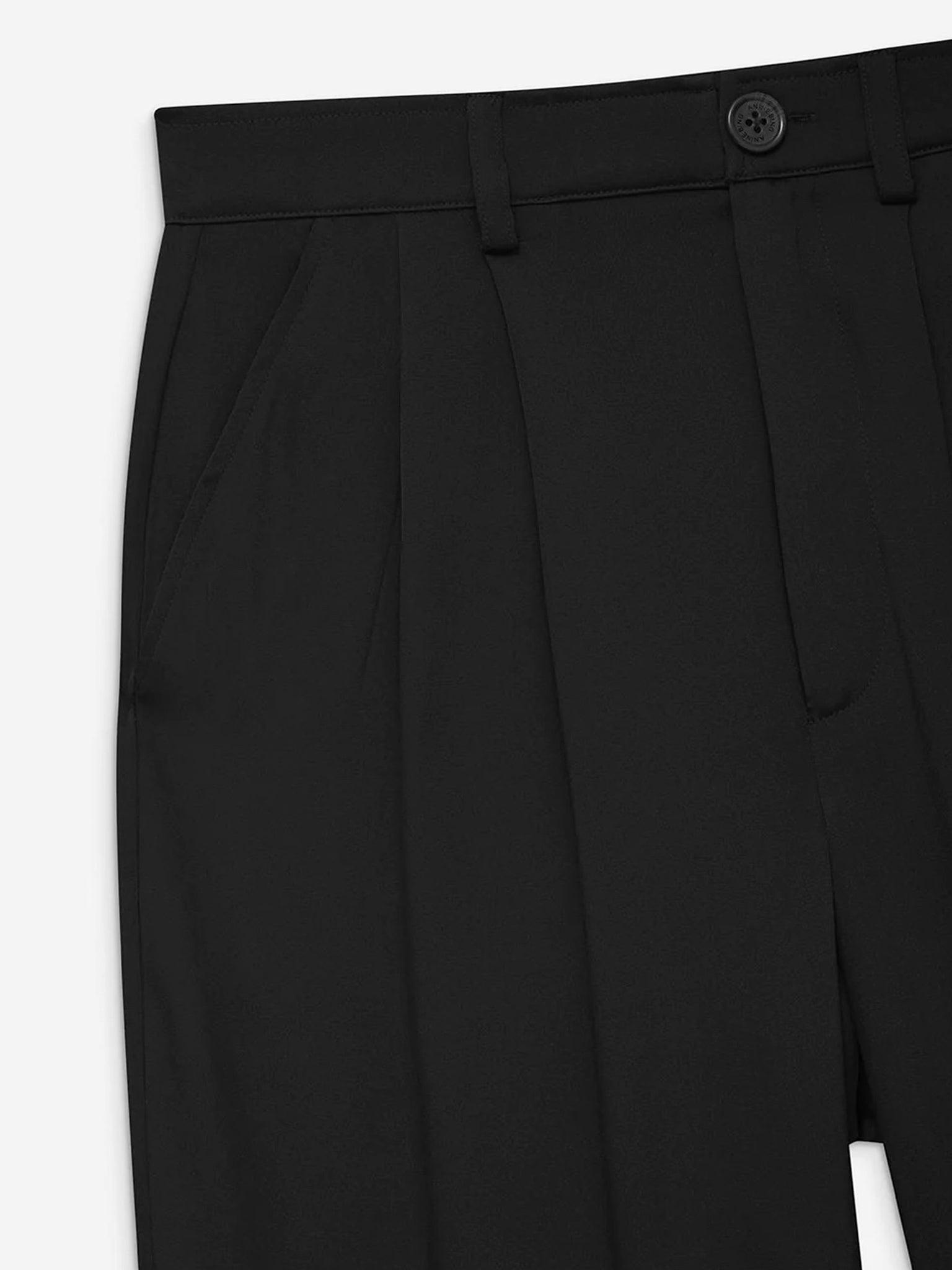 Anine Bing Carrie Pant Black Silk