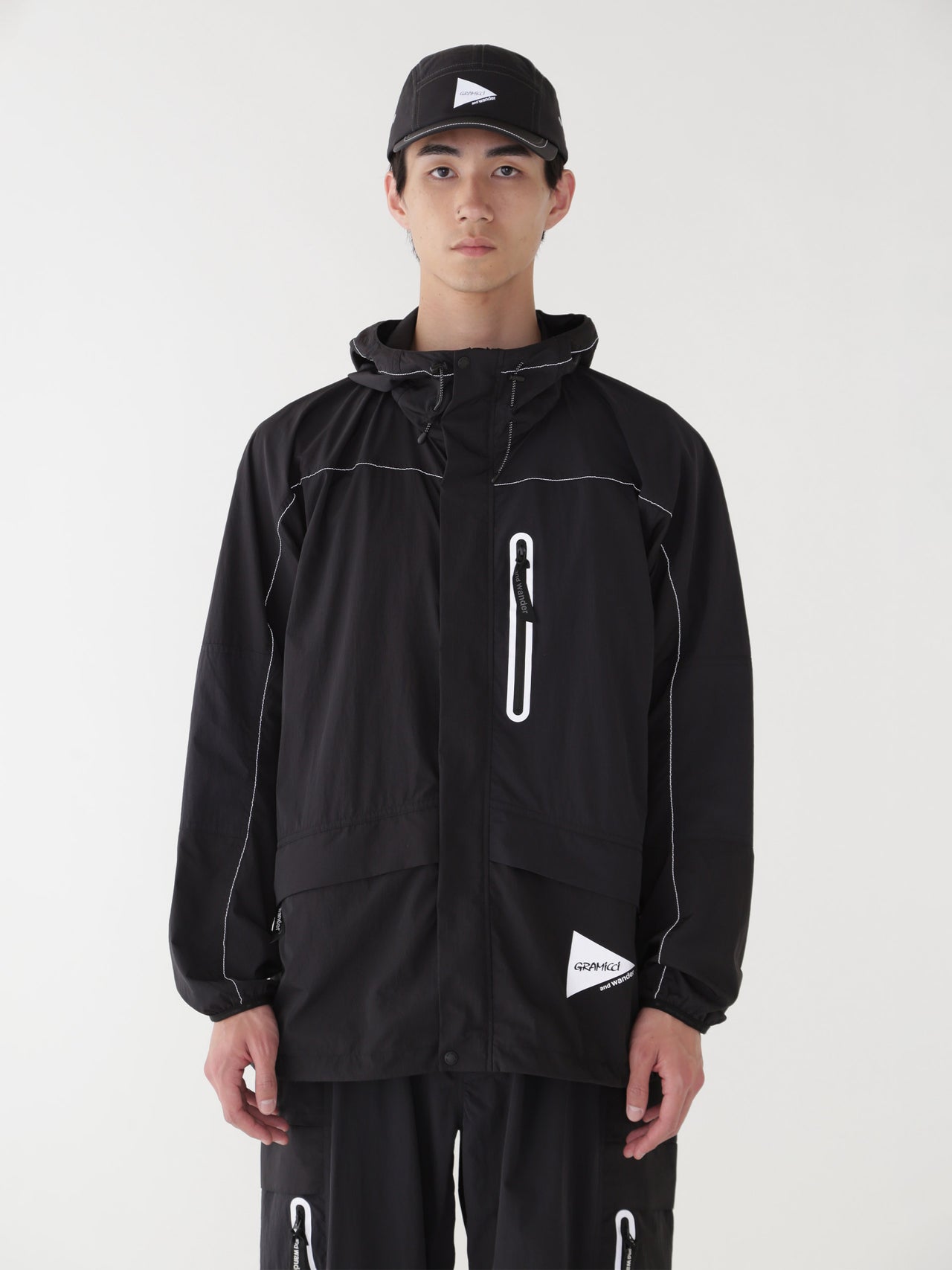Gramicci x And Wander Patchwork Wind Hoodie