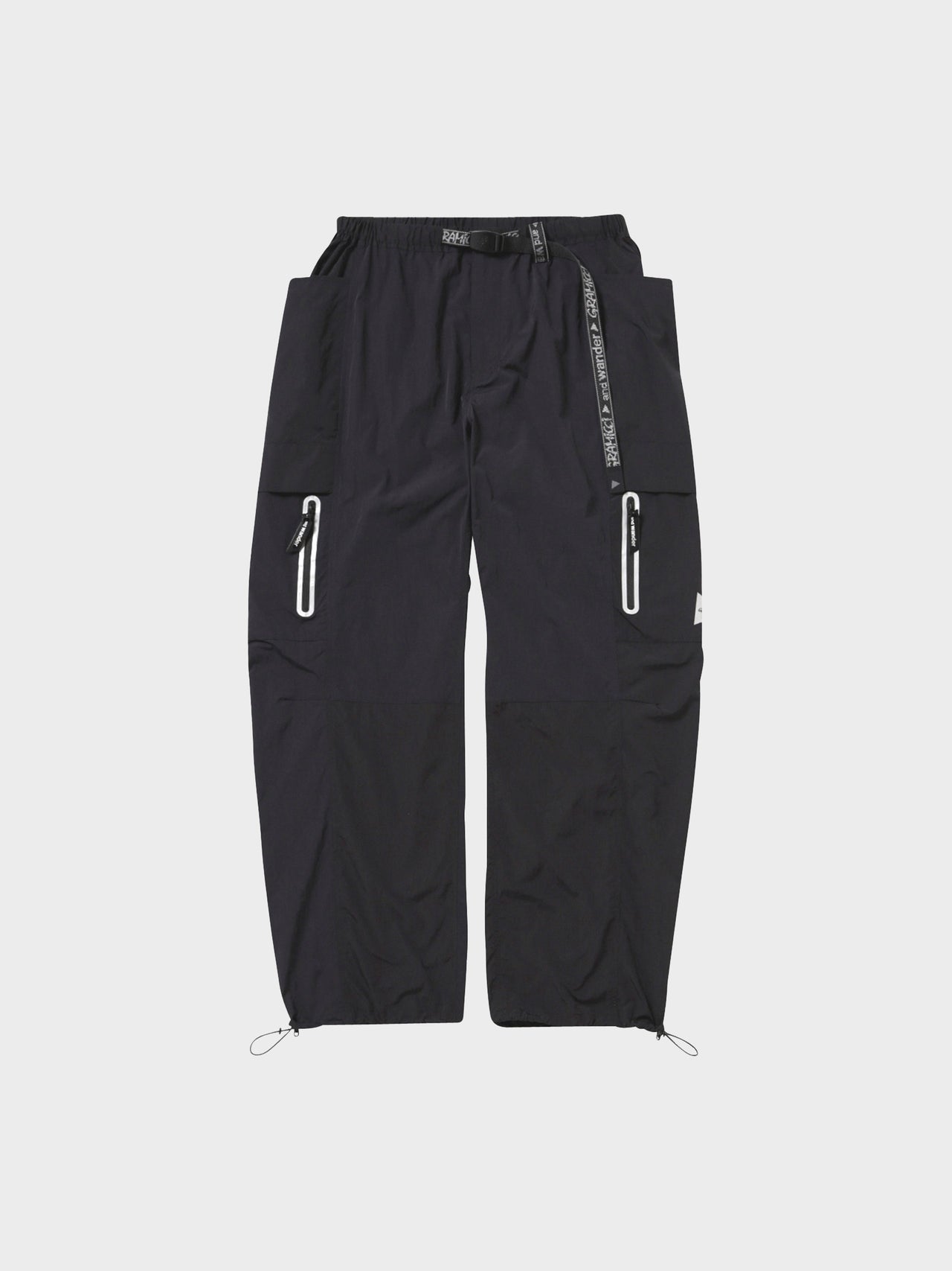 Gramicci x And Wander Patchwork Wind Pant Black