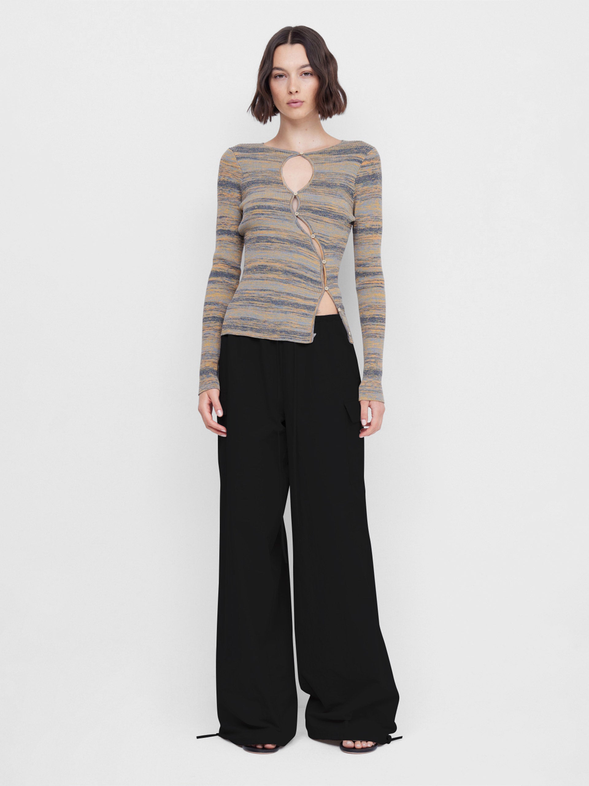 Joseph Ribkoff - 241135 Wide Leg Stripe Pant – Magazine Designer Clothing