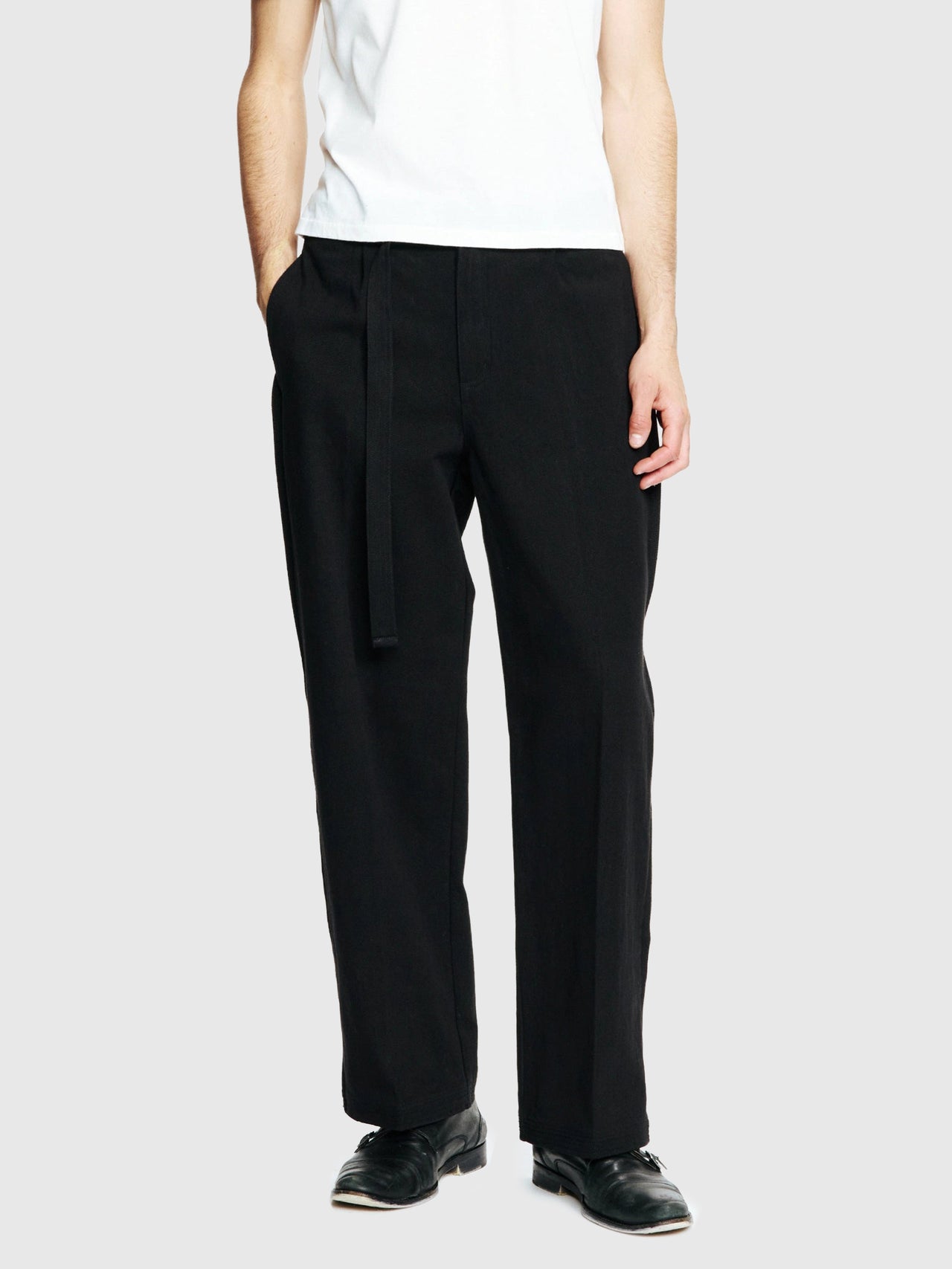 BEACH BRAINS Pleat Work Pant Black