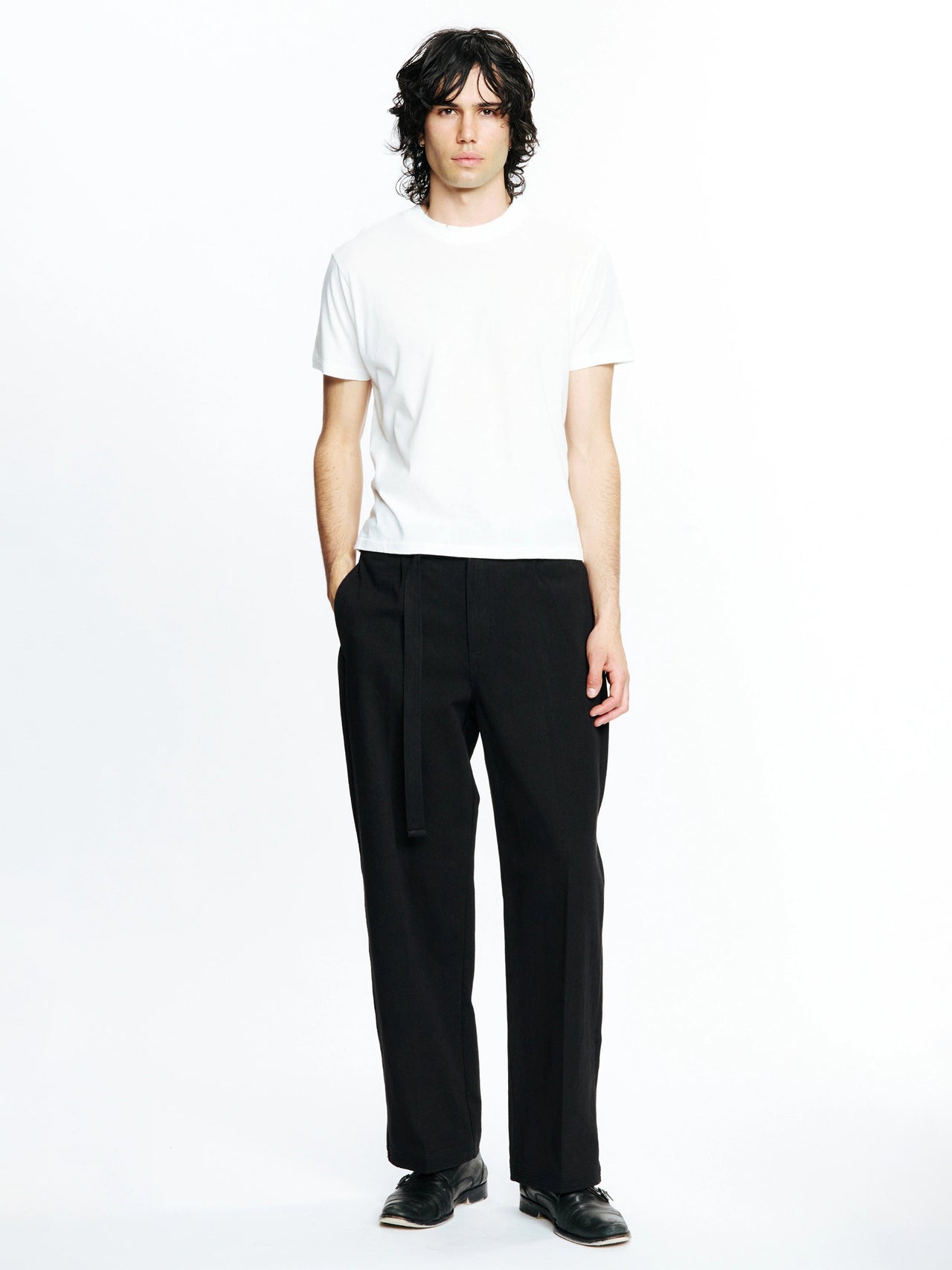 BEACH BRAINS Pleat Work Pant Black