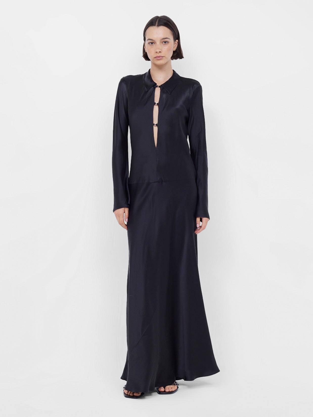 Bec & Bridge Orla L/S Maxi Dress Black