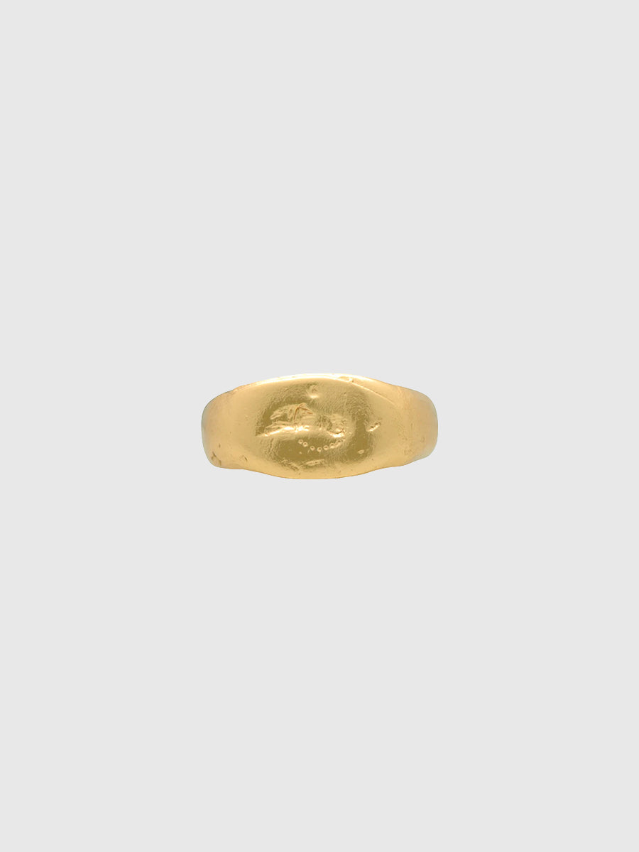Cleopatras Bling Salviati Pinky Ring 18K Gold Plated
