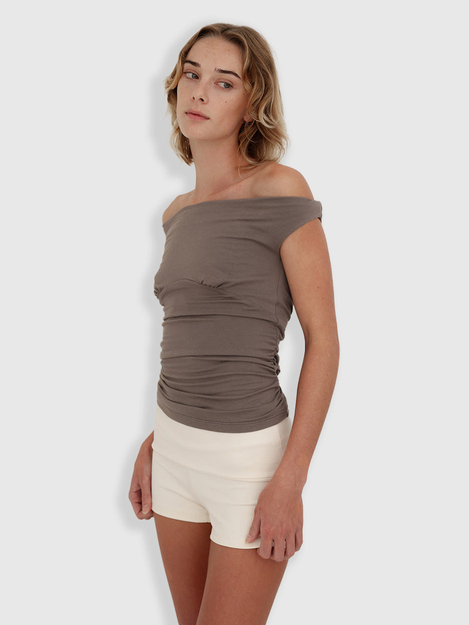 CMNTY GRDN Olivia Top Mushroom