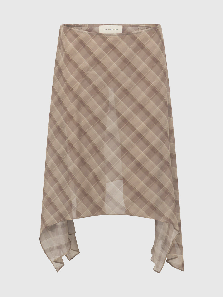 CMNTY GRDN Florence Skirt Plaid
