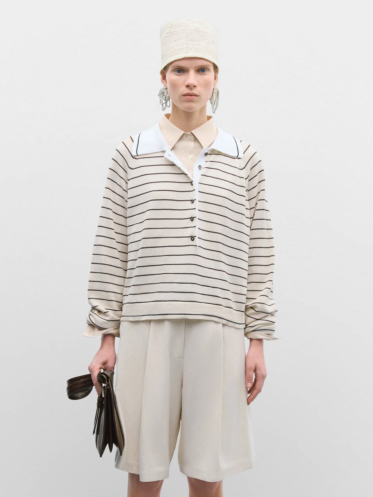 CORDERA Organic Cotton Striped Polo