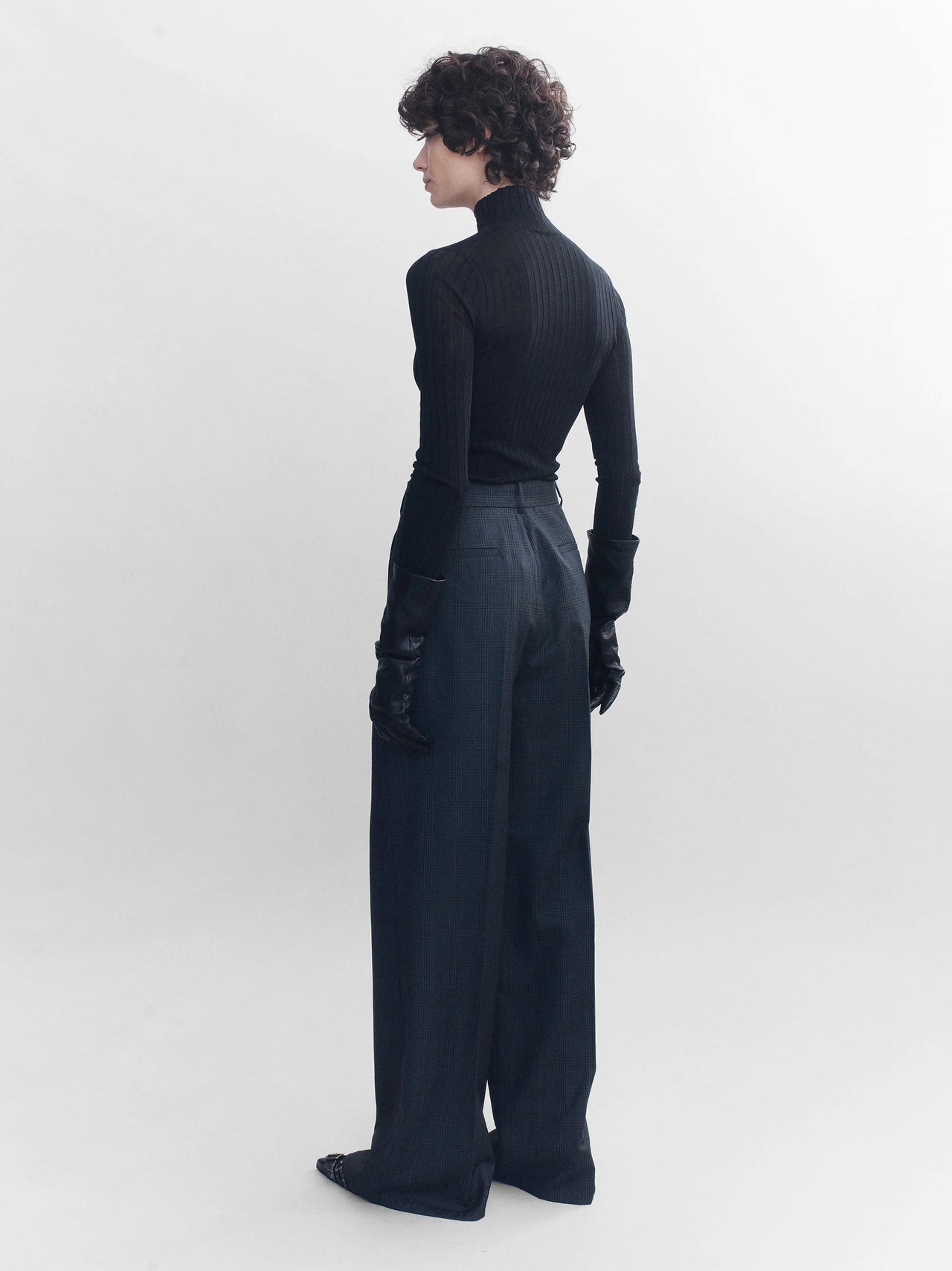 Courtney Zheng Adrian Wool  Asymmetric Pants