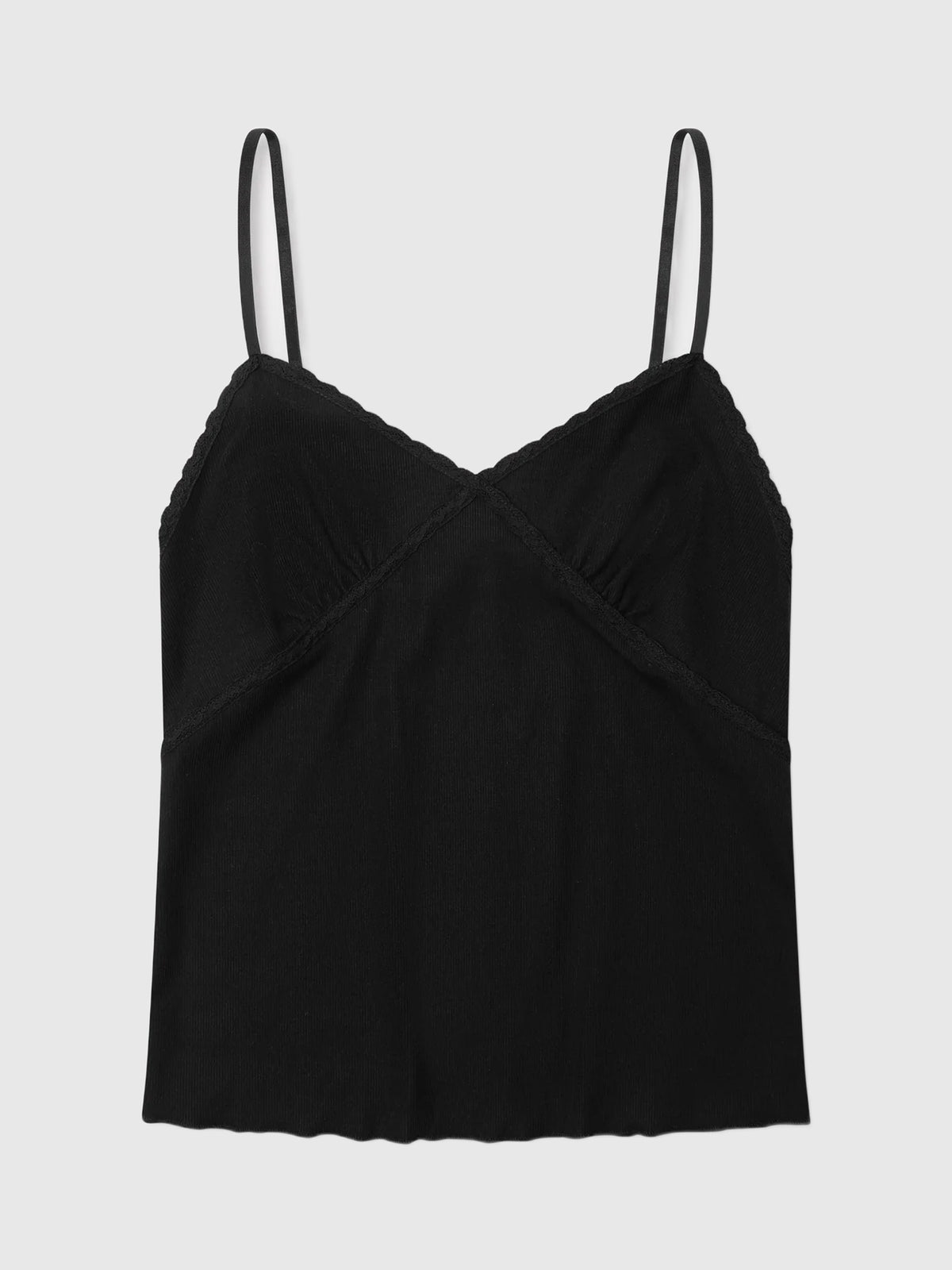 Deiji Studios Lace Tank Black