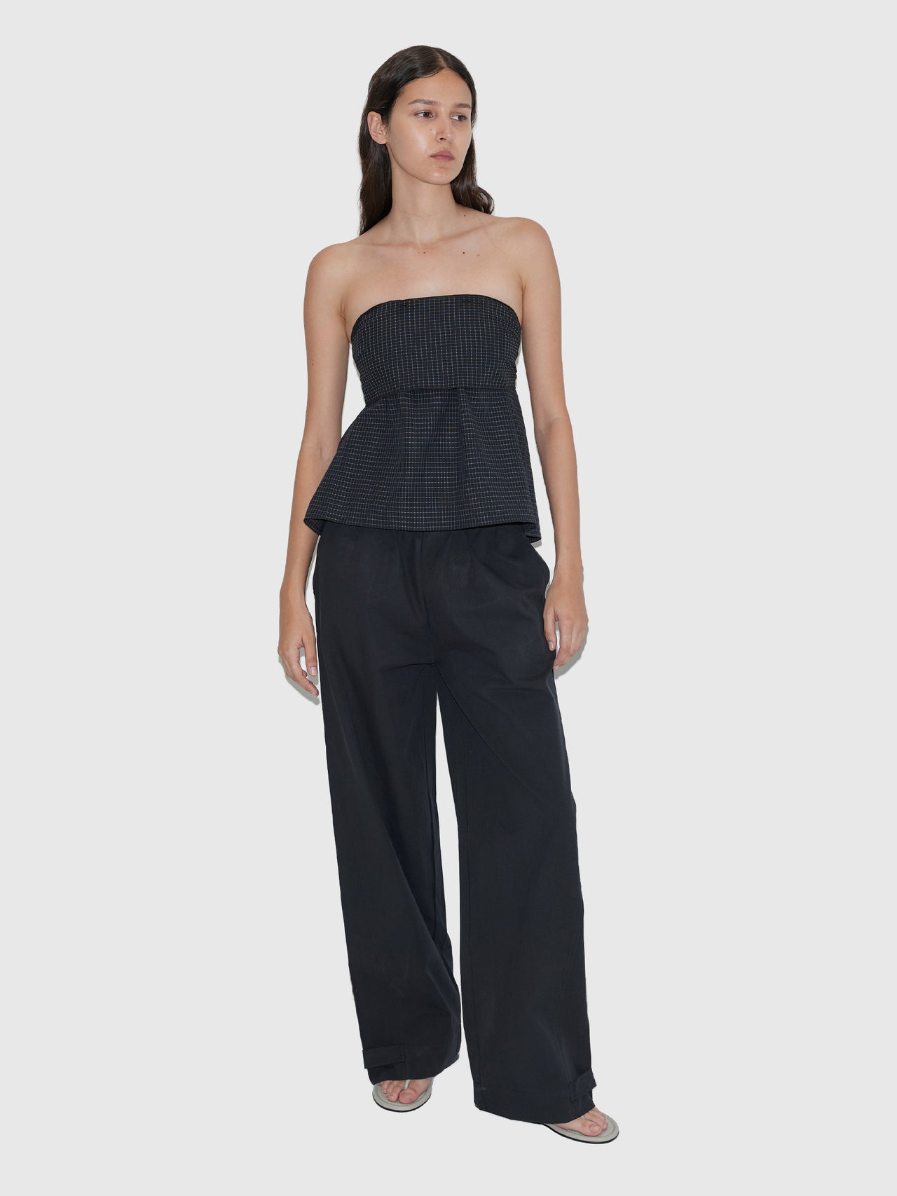 Deiji Studios Snap Tab Pant Black