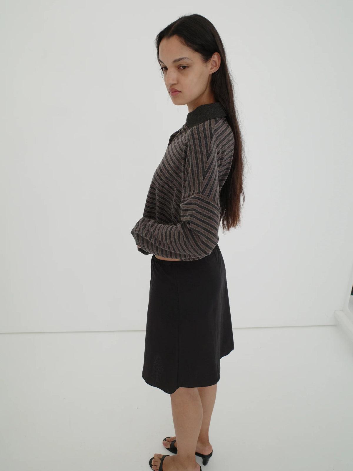 Deiji Studios Fine Skirt Black