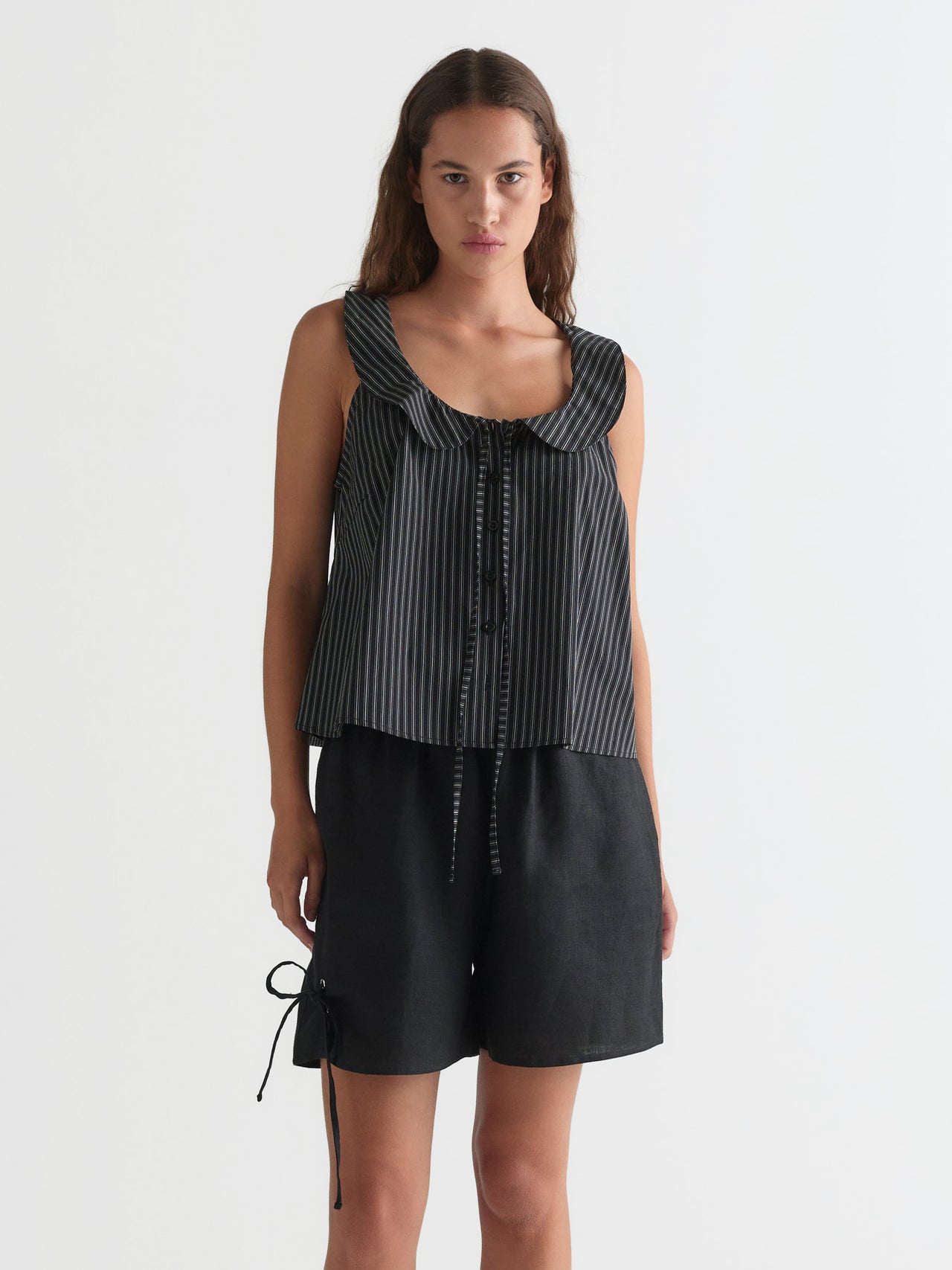 Deiji Studios Eyelet Short Black