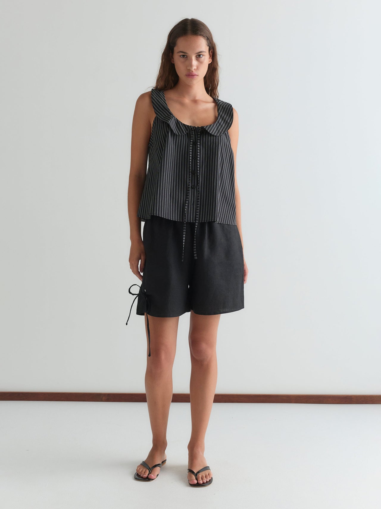 Deiji Studios Eyelet Short Black