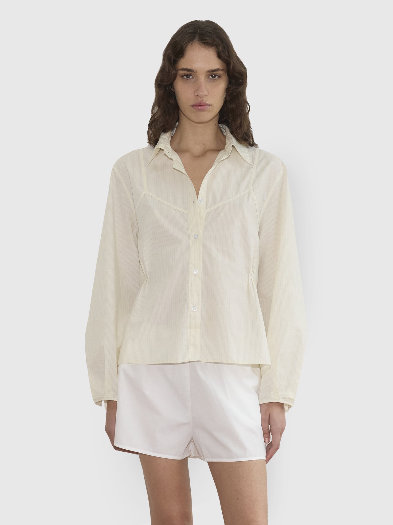 Deiji Studios Cami Overshirt Citrus Stripe