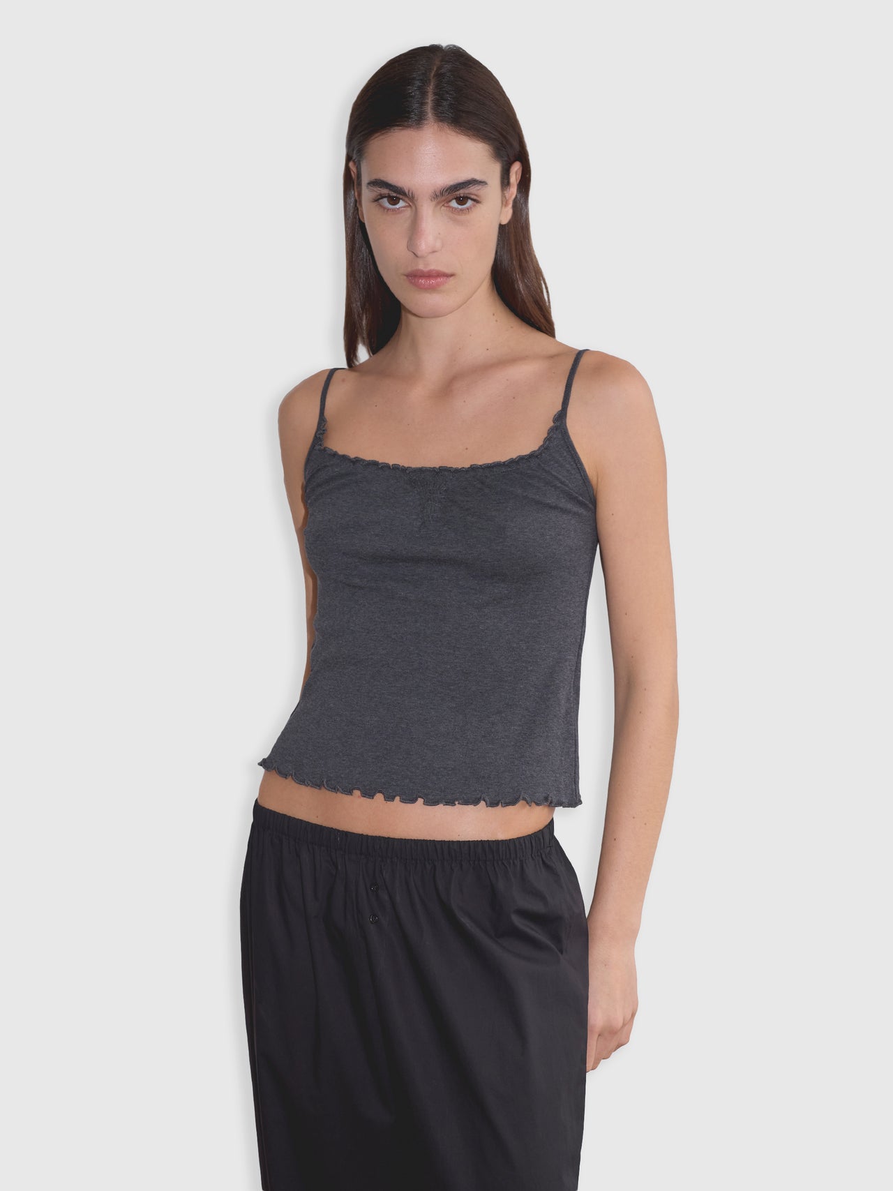 Deiji Studios Flounce Tank Grey